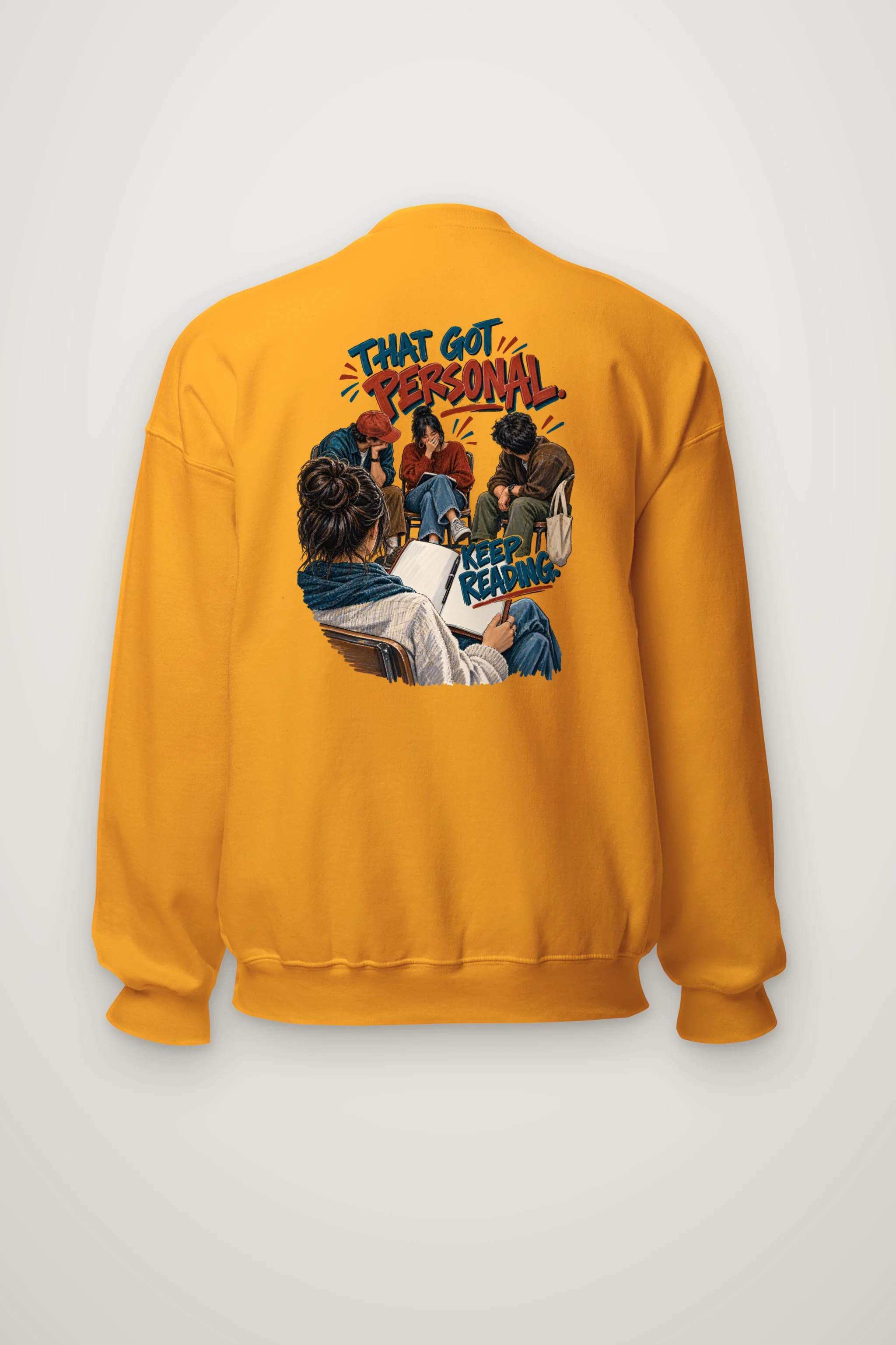 "That Got Personal Keep Reading" Heavy Blend Unisex Crewneck Sweatshirt