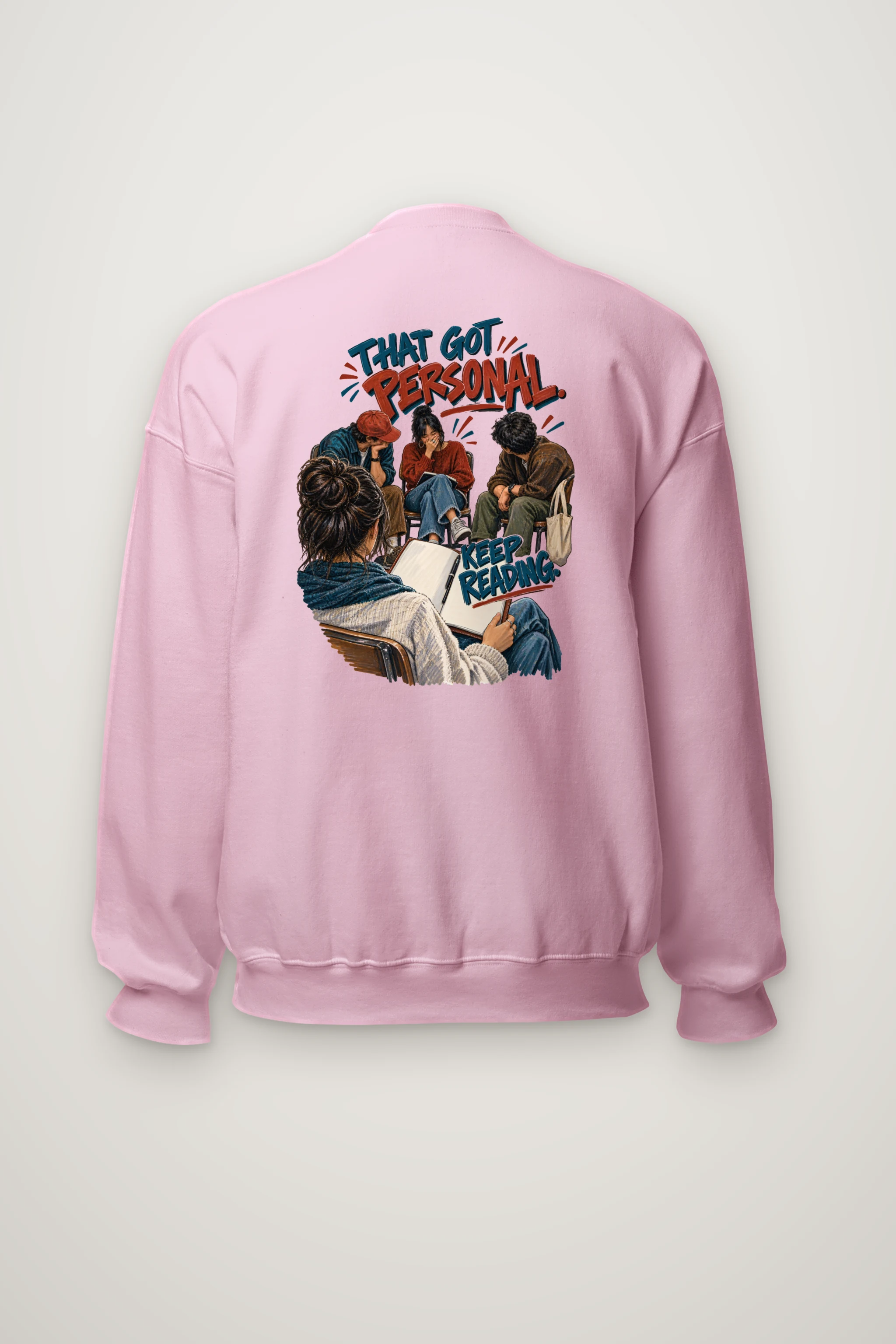 "That Got Personal Keep Reading" Heavy Blend Unisex Crewneck Sweatshirt