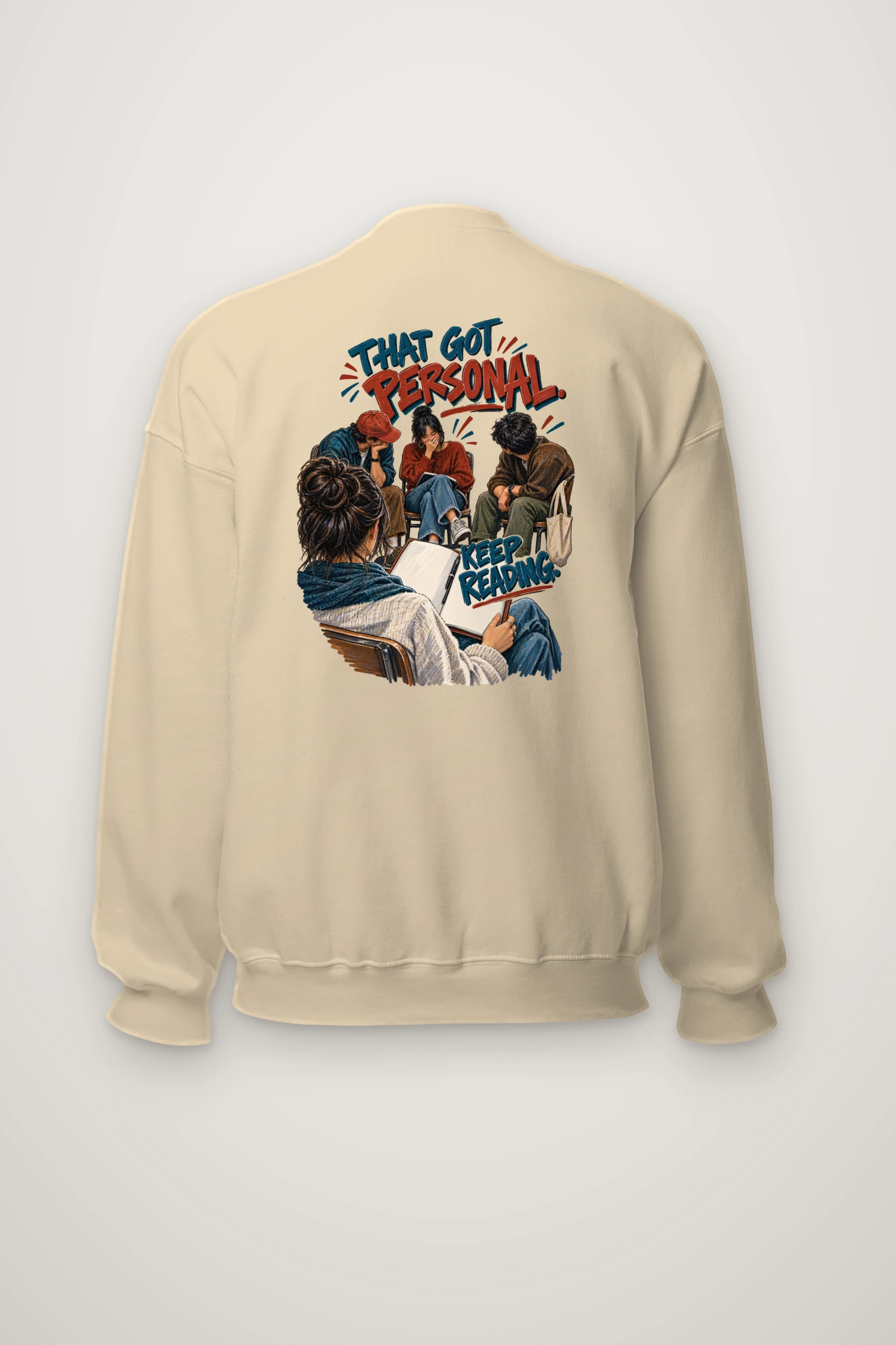 "That Got Personal Keep Reading" Heavy Blend Unisex Crewneck Sweatshirt
