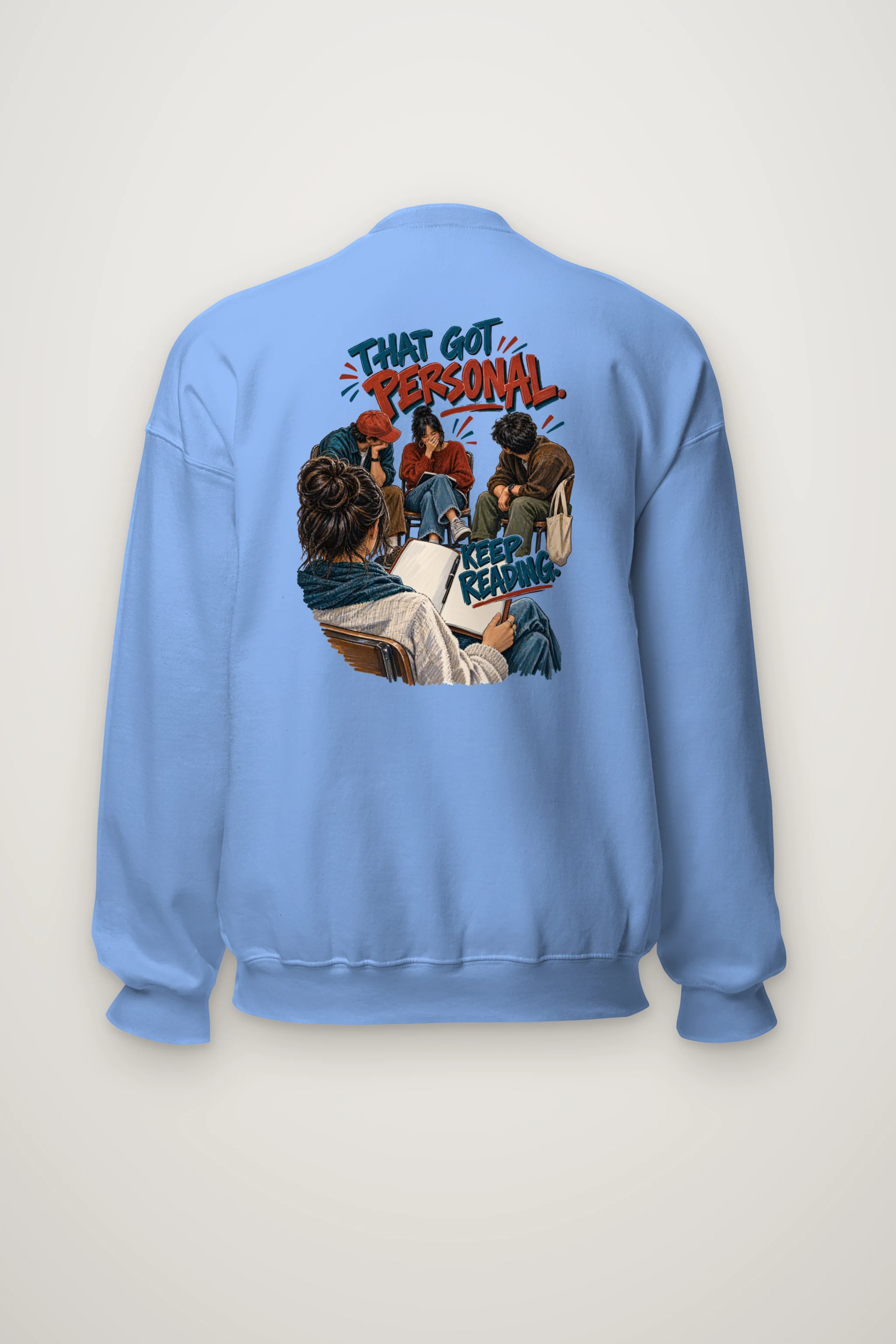 "That Got Personal Keep Reading" Heavy Blend Unisex Crewneck Sweatshirt