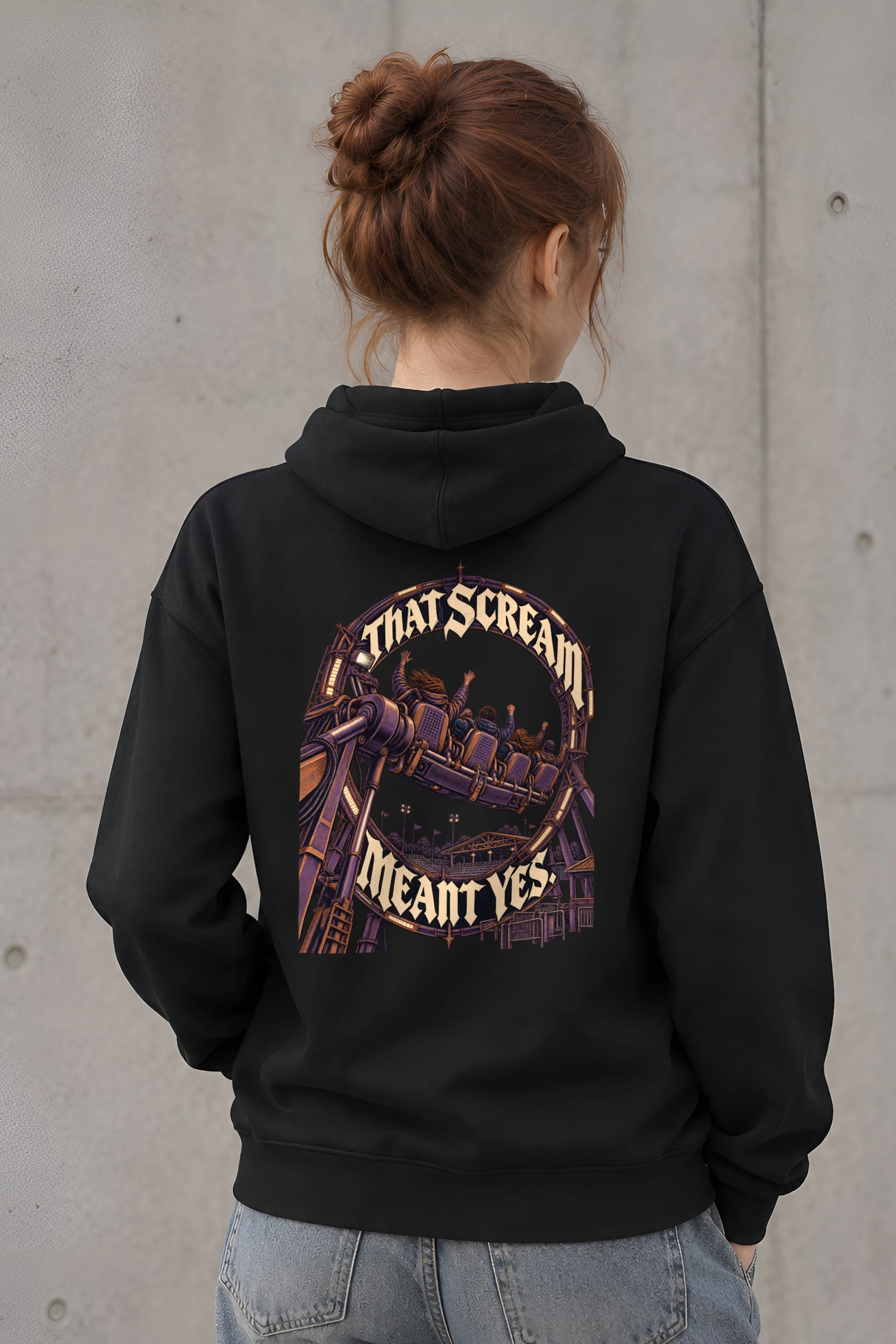 "That Scream Meant Yes" Heavy Blend Unisex Pullover Hoodie