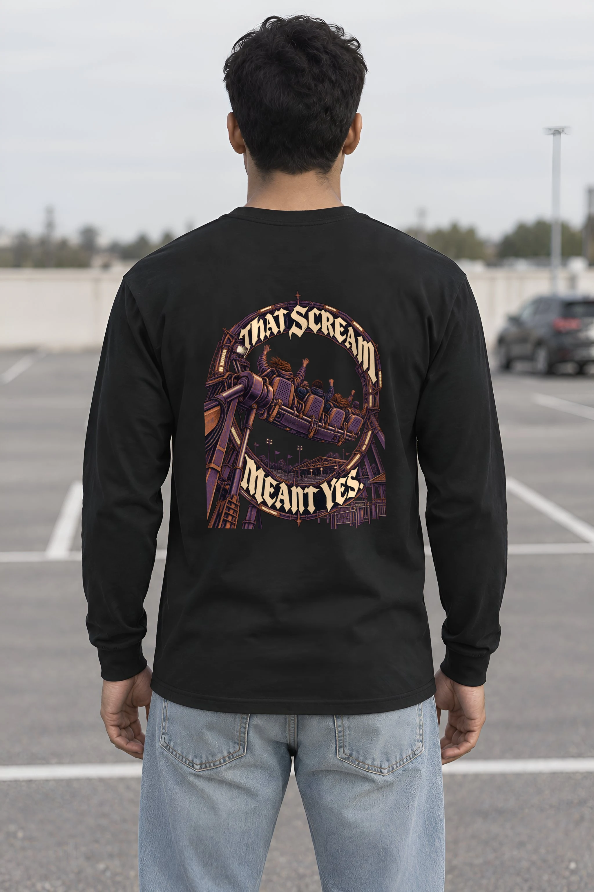 "That Scream Meant Yes" Unisex Longsleeve T-shirt