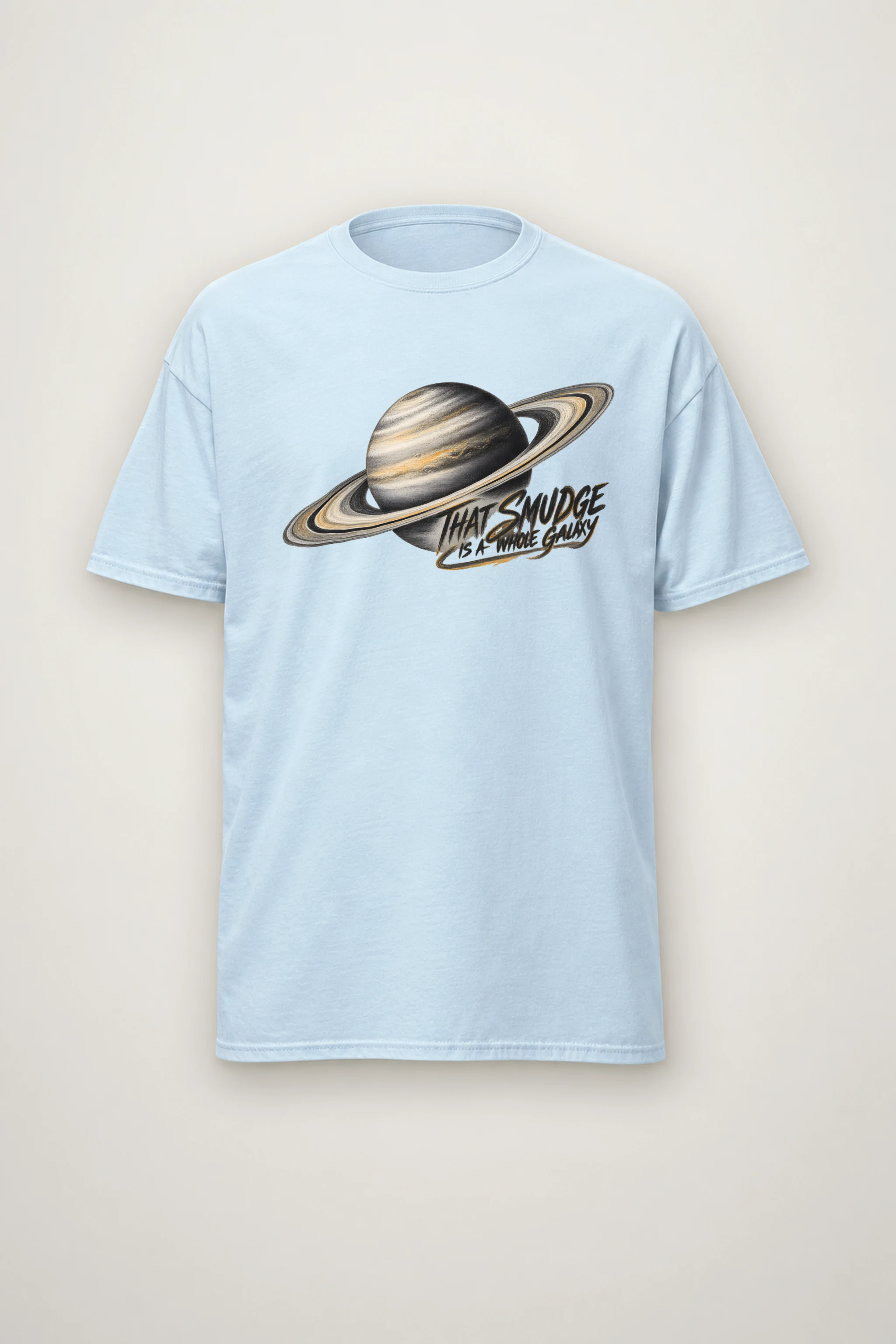 "That Smudge Is a Whole Galaxy" Heavyweight Unisex Crewneck T-shirt
