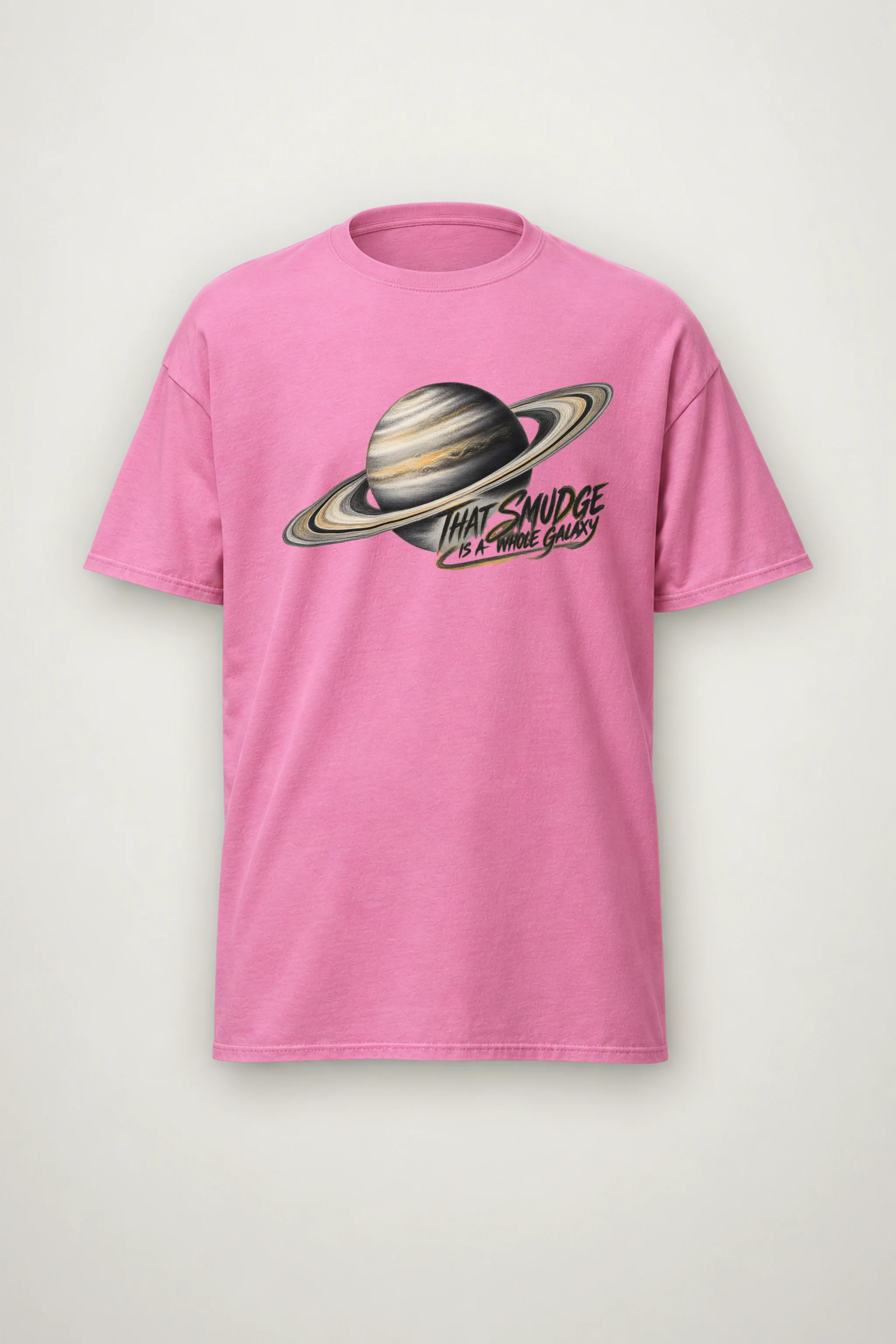 "That Smudge Is a Whole Galaxy" Heavyweight Unisex Crewneck T-shirt
