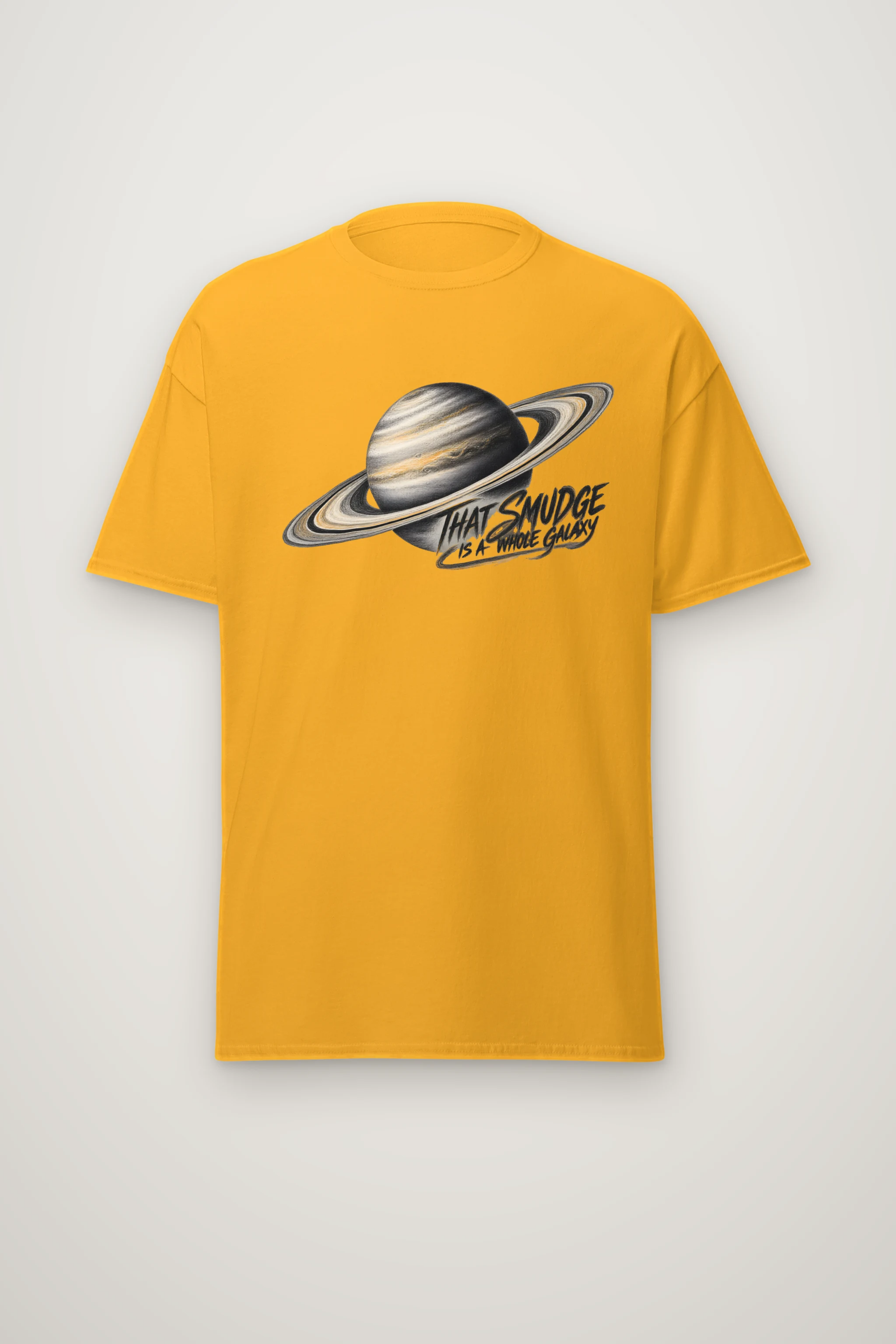 "That Smudge Is a Whole Galaxy" Heavyweight Unisex Crewneck T-shirt