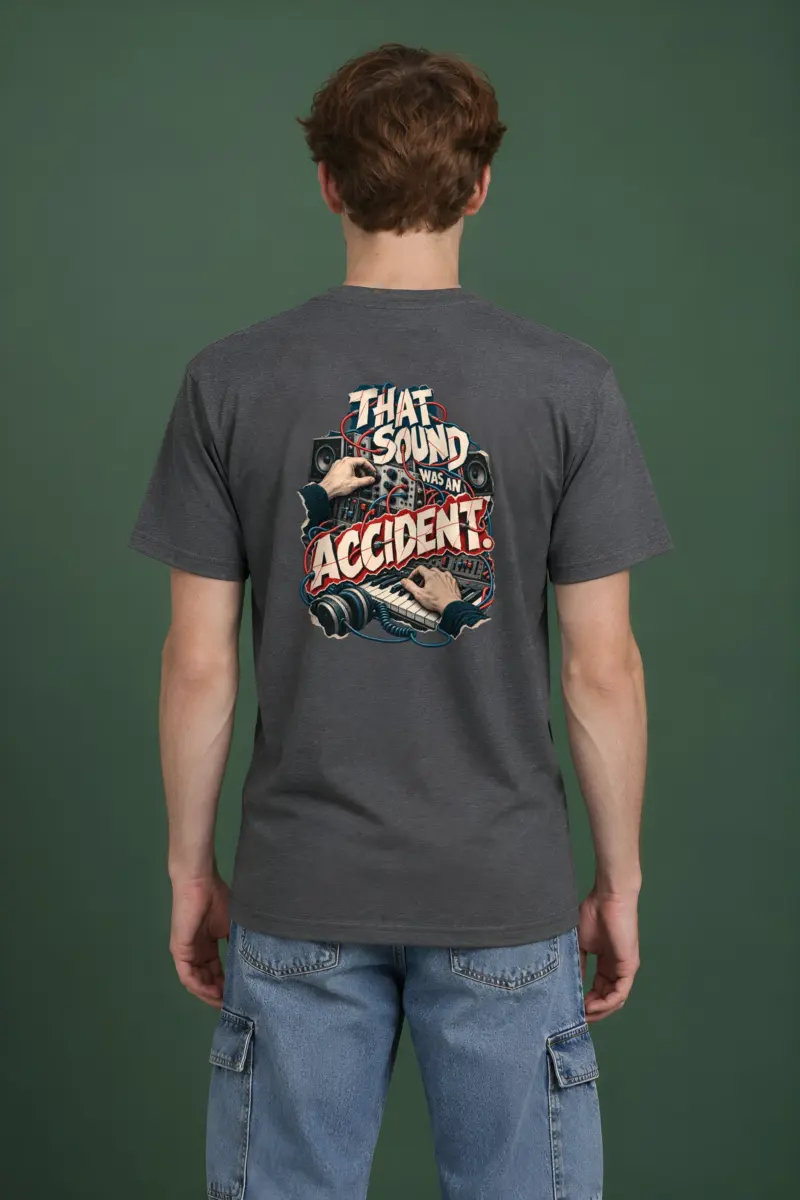 “That Sound Was an Accident” Heavyweight Unisex Crewneck T-shirt