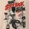 "That Step Back Was an Invitation" Men's Oversized Heavyweight Crewneck T-Shirt