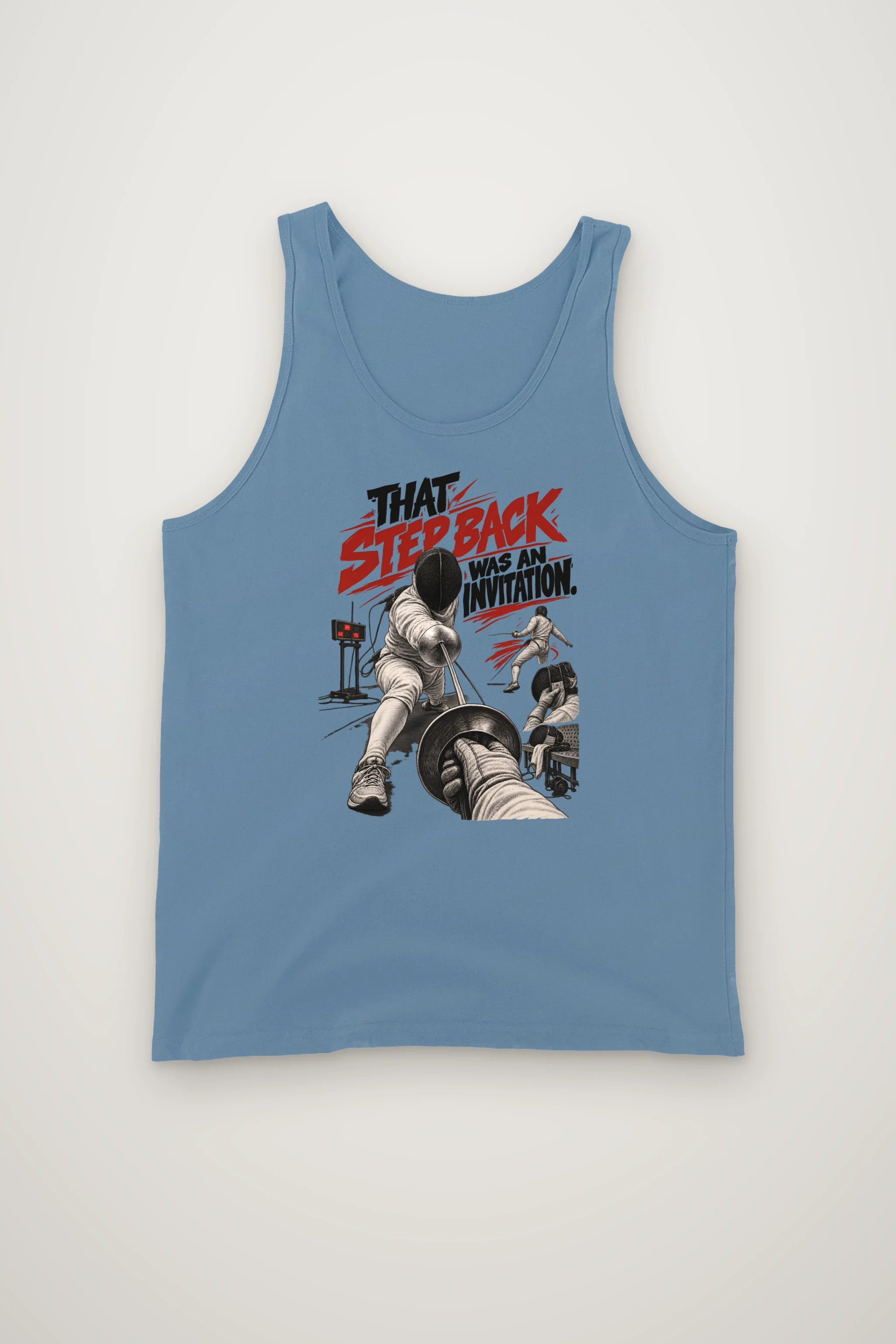 "That Step Back Was An Invitation" Unisex Jersey Tank