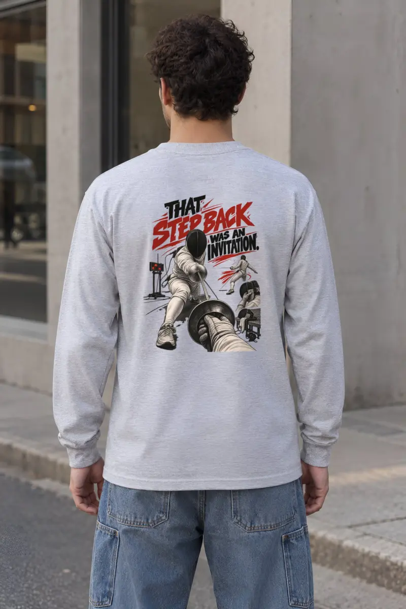 “That Step Back Was an Invitation” Unisex Longsleeve T-shirt
