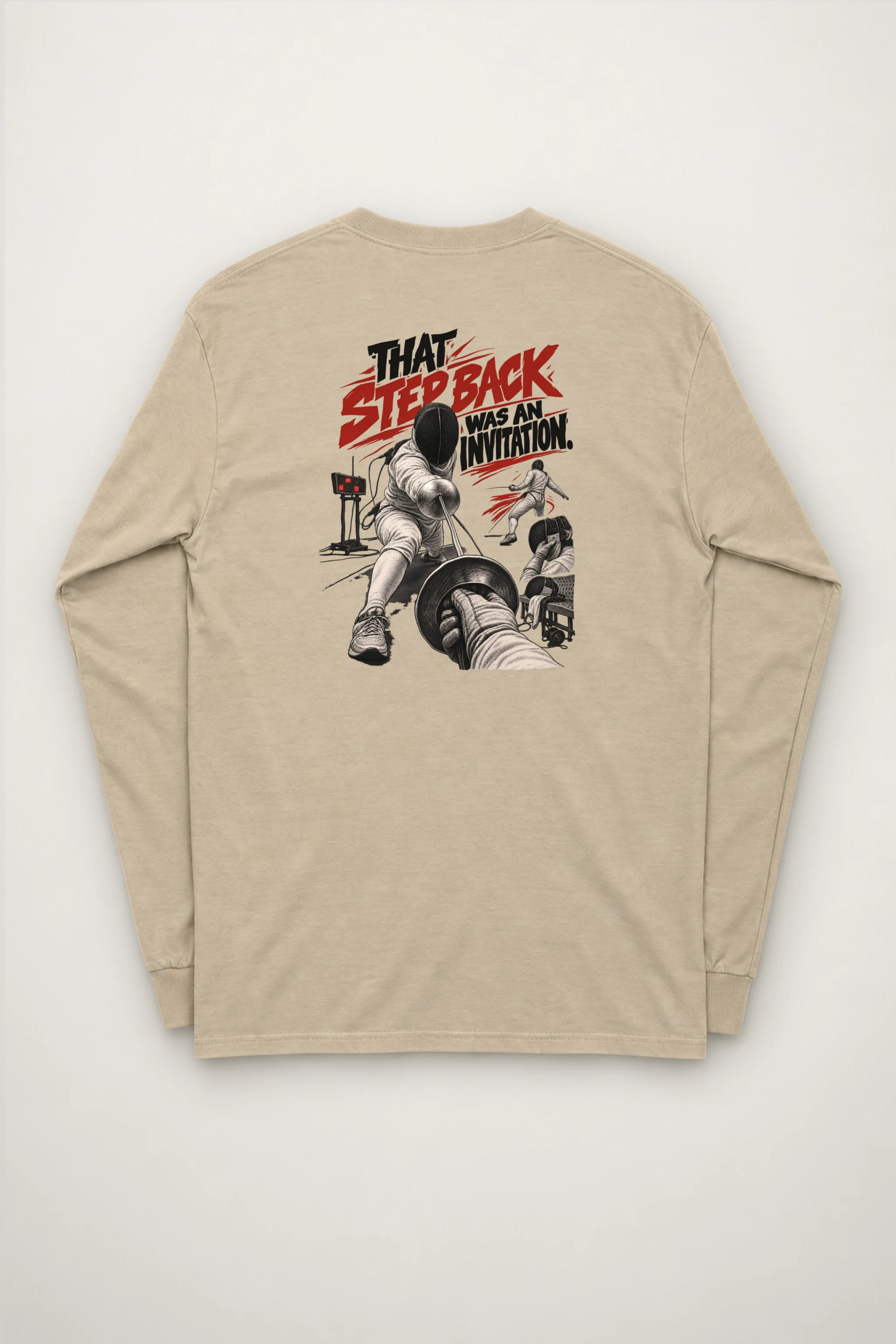 "That Step Back Was an Invitation" Unisex Longsleeve T-shirt