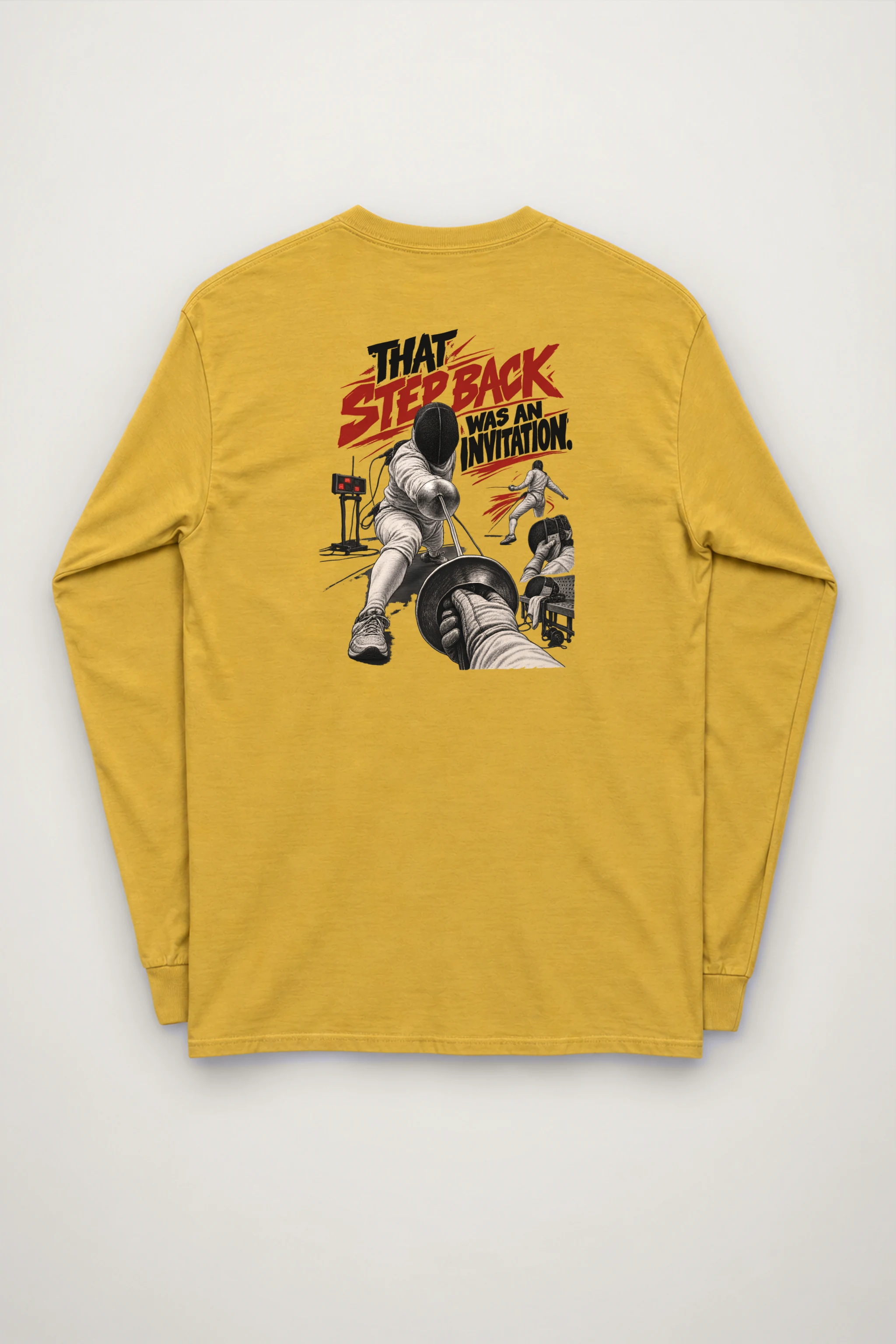 "That Step Back Was an Invitation" Unisex Longsleeve T-shirt