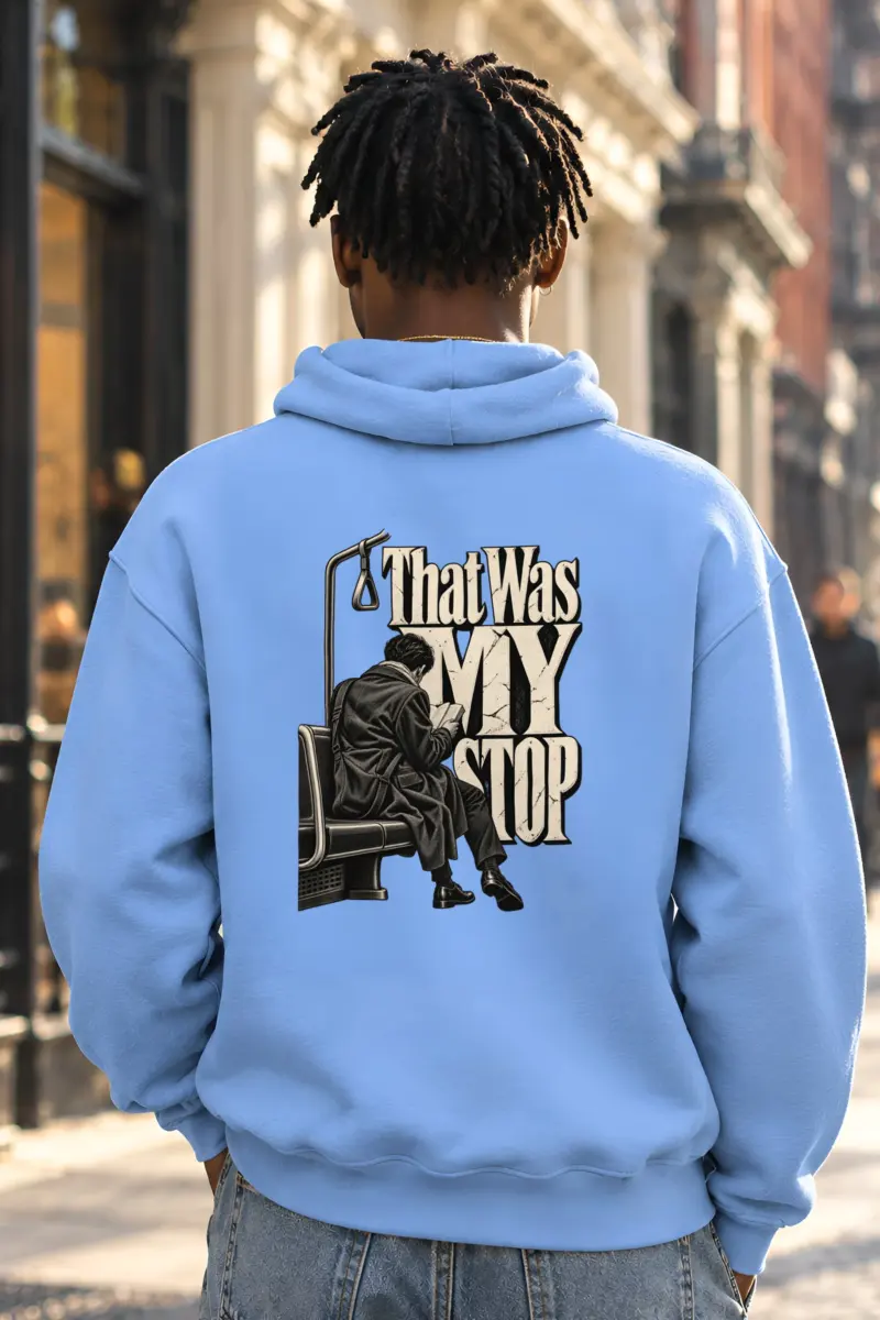 "That Was My Stop" Heavy Blend Unisex Pullover Hoodie