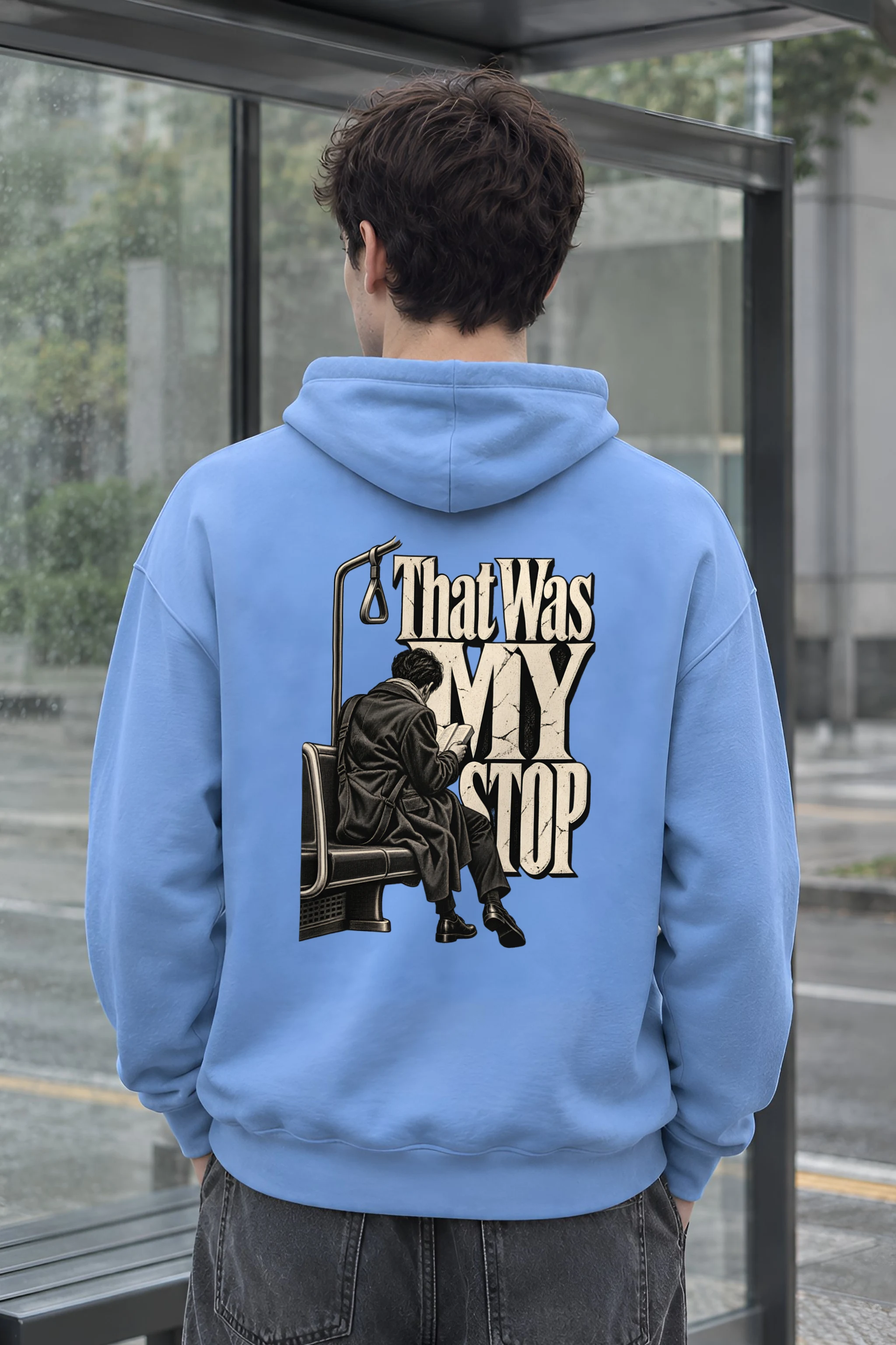 "That Was My Stop" Heavy Blend Unisex Pullover Hoodie