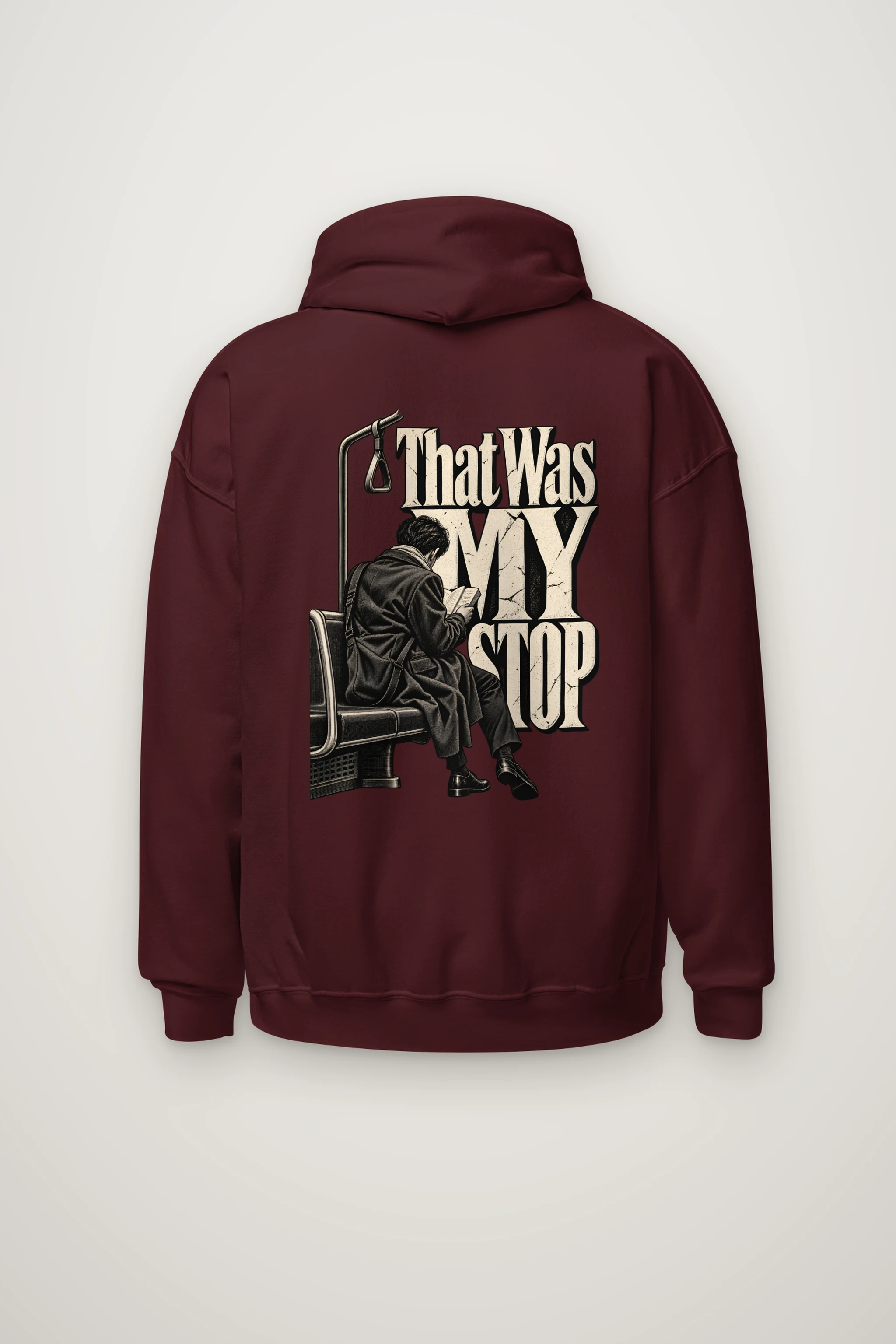 "That Was My Stop" Heavy Blend Unisex Pullover Hoodie