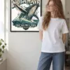 "That Was Not a Wave" Premium Wooden Framed Poster