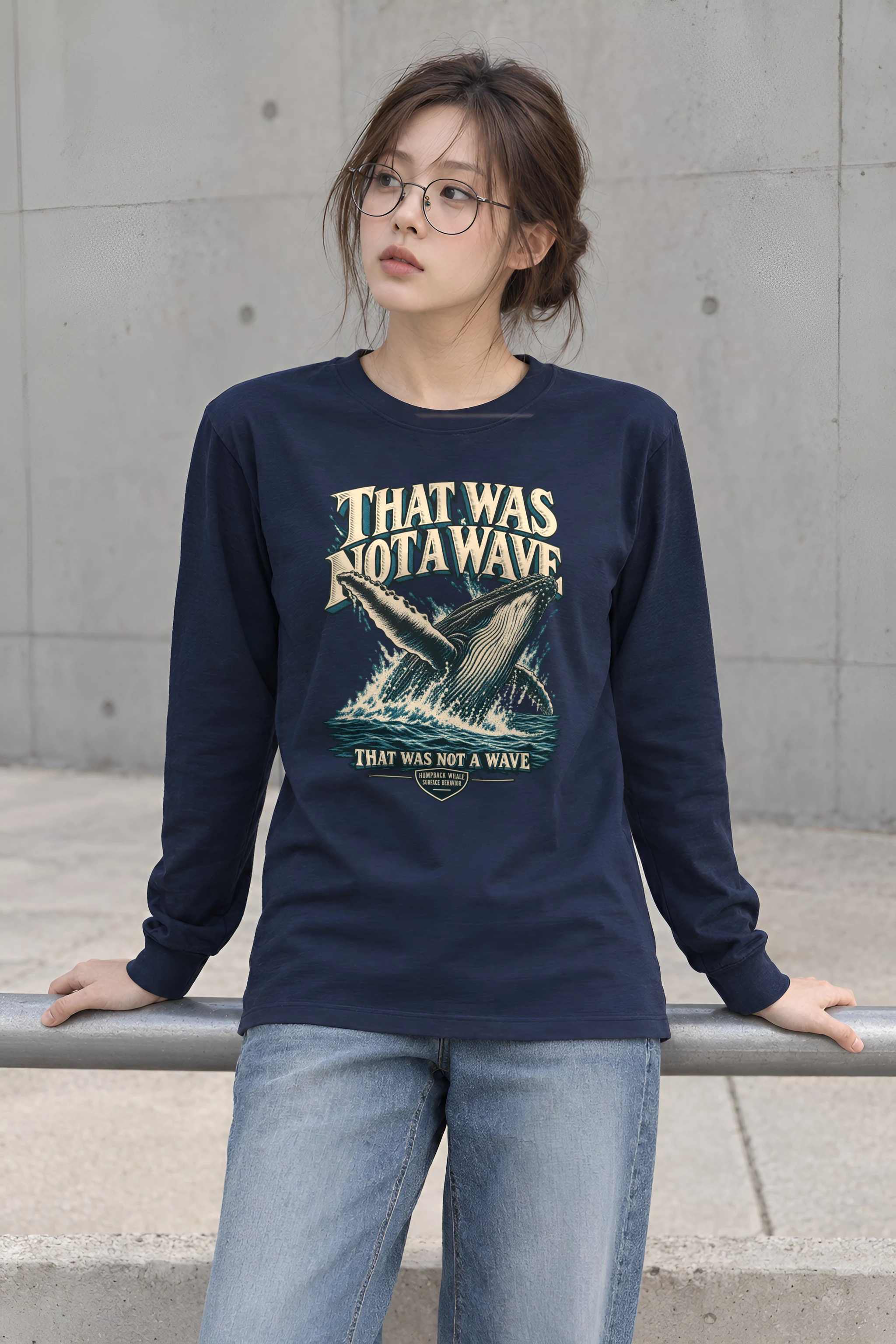 "That Was Not a Wave" Unisex Longsleeve T-shirt