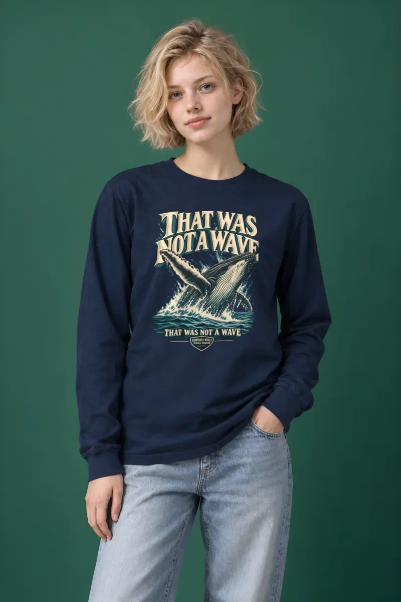 "That Was Not a Wave" Unisex Longsleeve T-shirt