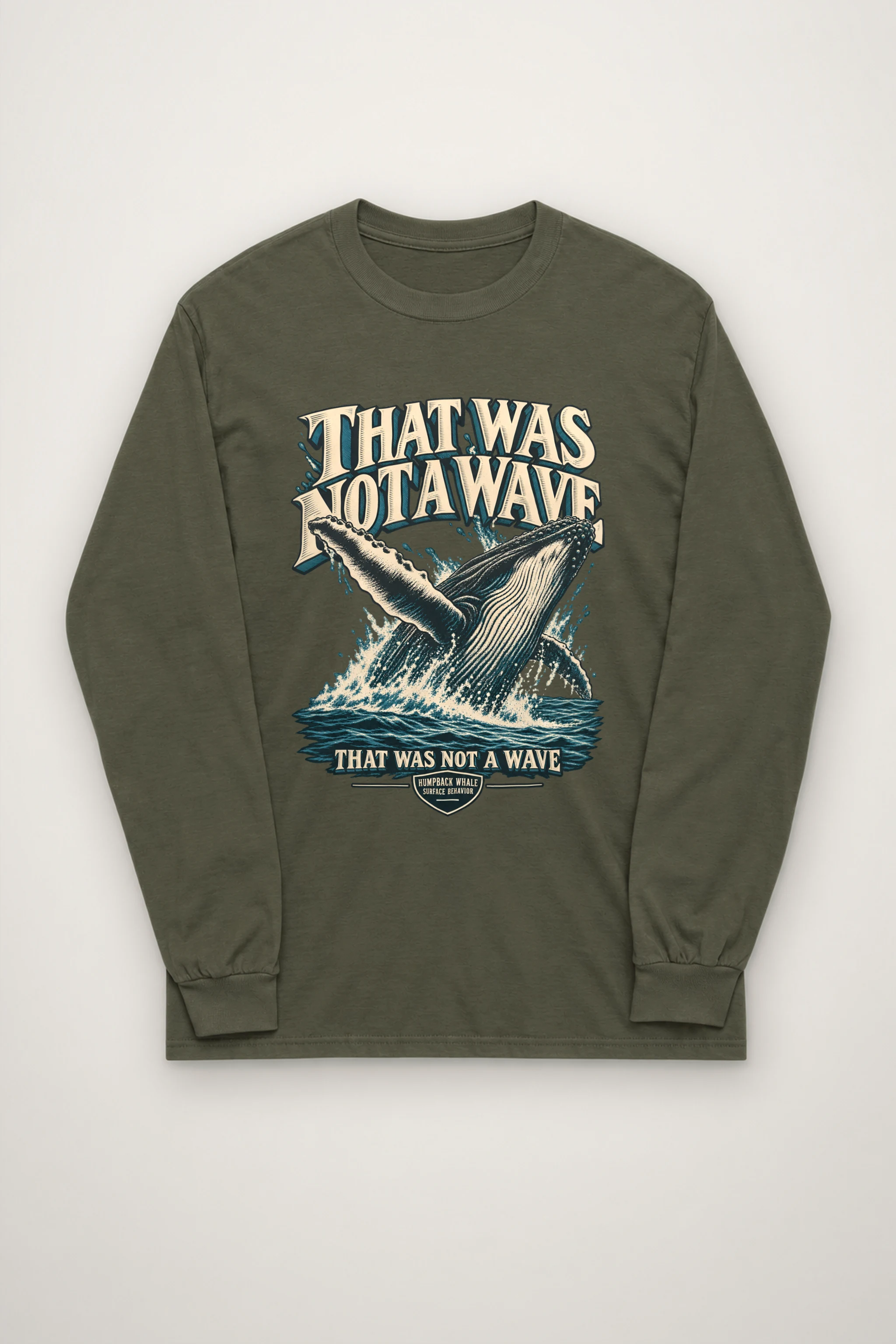 "That Was Not a Wave" Unisex Longsleeve T-shirt