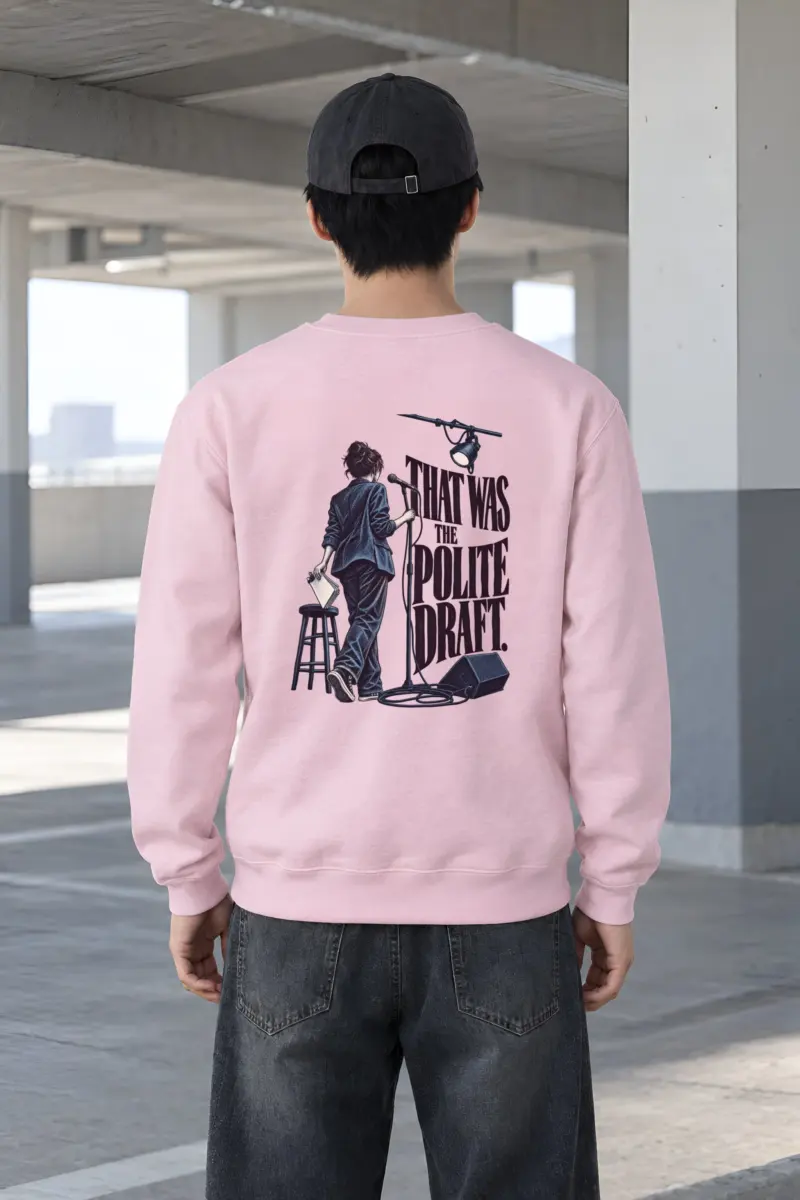 “That Was the Polite Draft” Heavy Blend Unisex Crewneck Sweatshirt