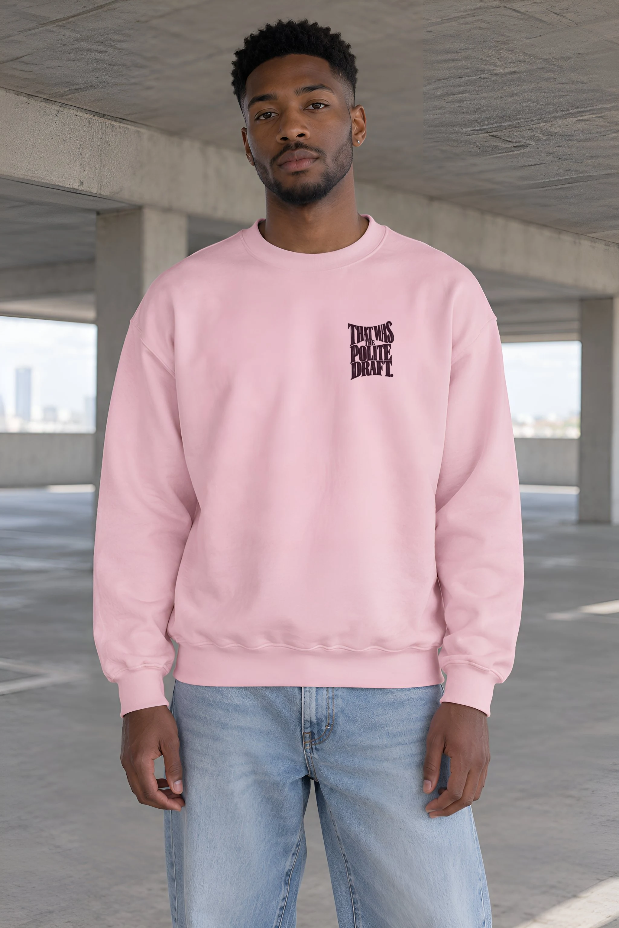 "That Was the Polite Draft" Heavy Blend Unisex Crewneck Sweatshirt