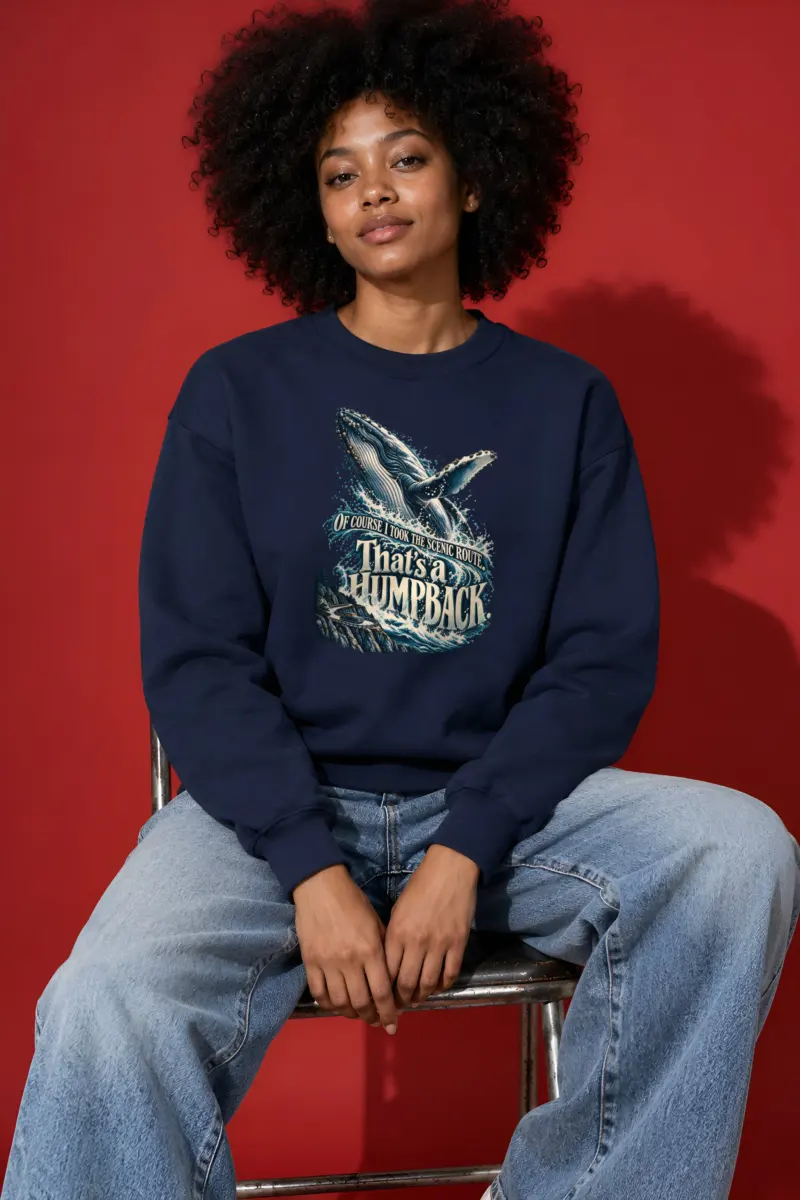 “That’s a Humpback” Unisex Crewneck Sweatshirt