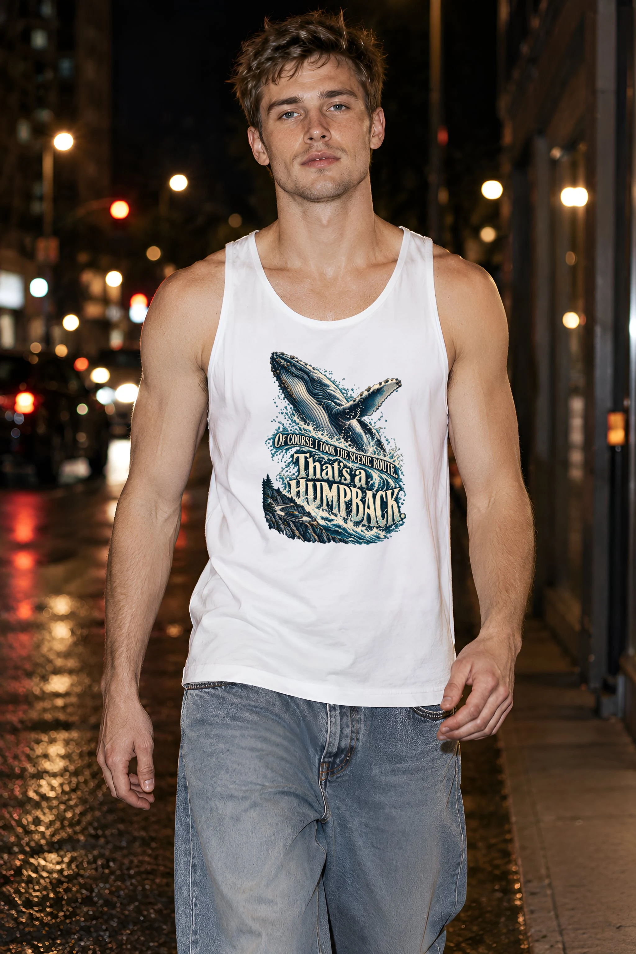 "That's a Humpback" Unisex Jersey Tank