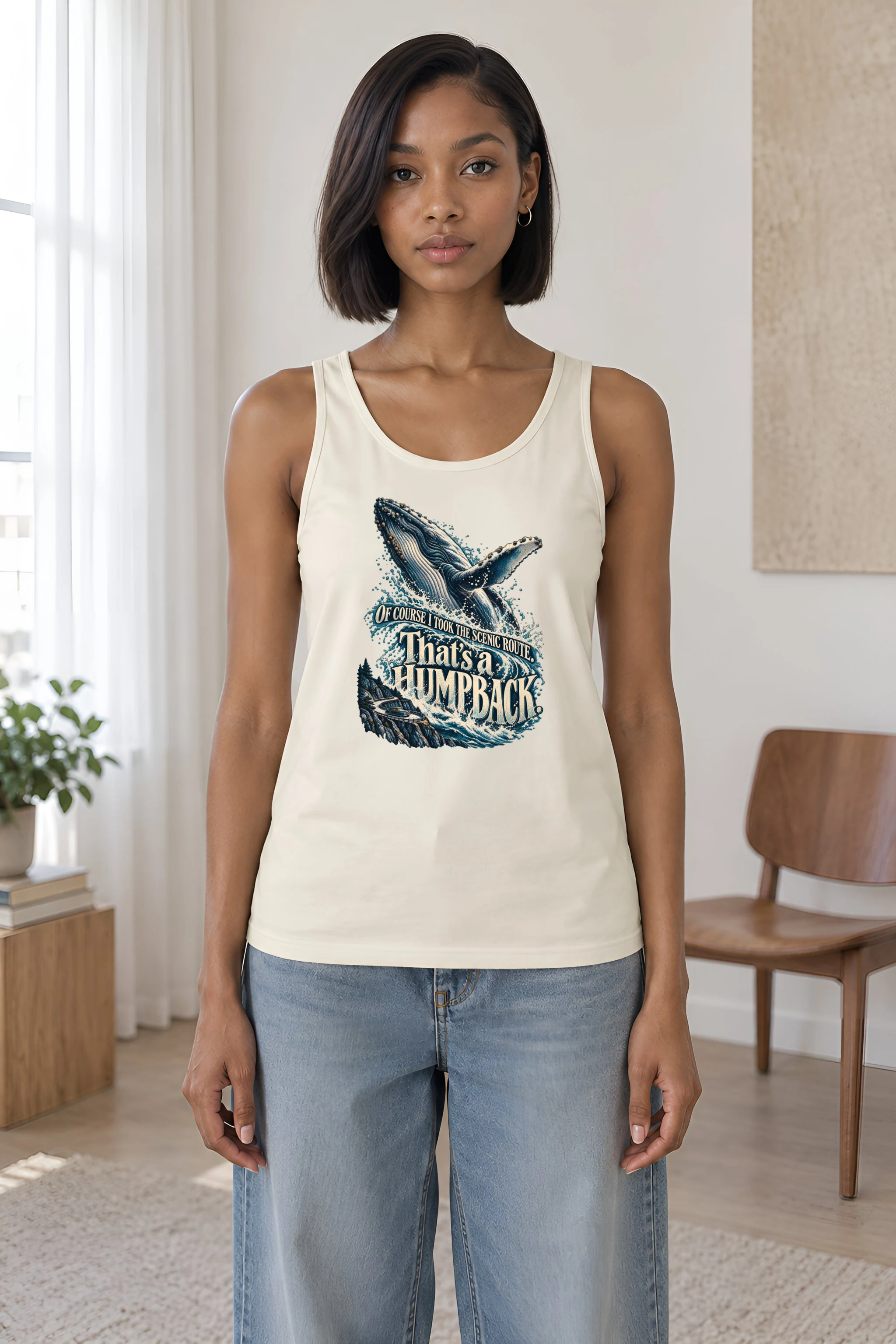 "That's a Humpback" Unisex Jersey Tank