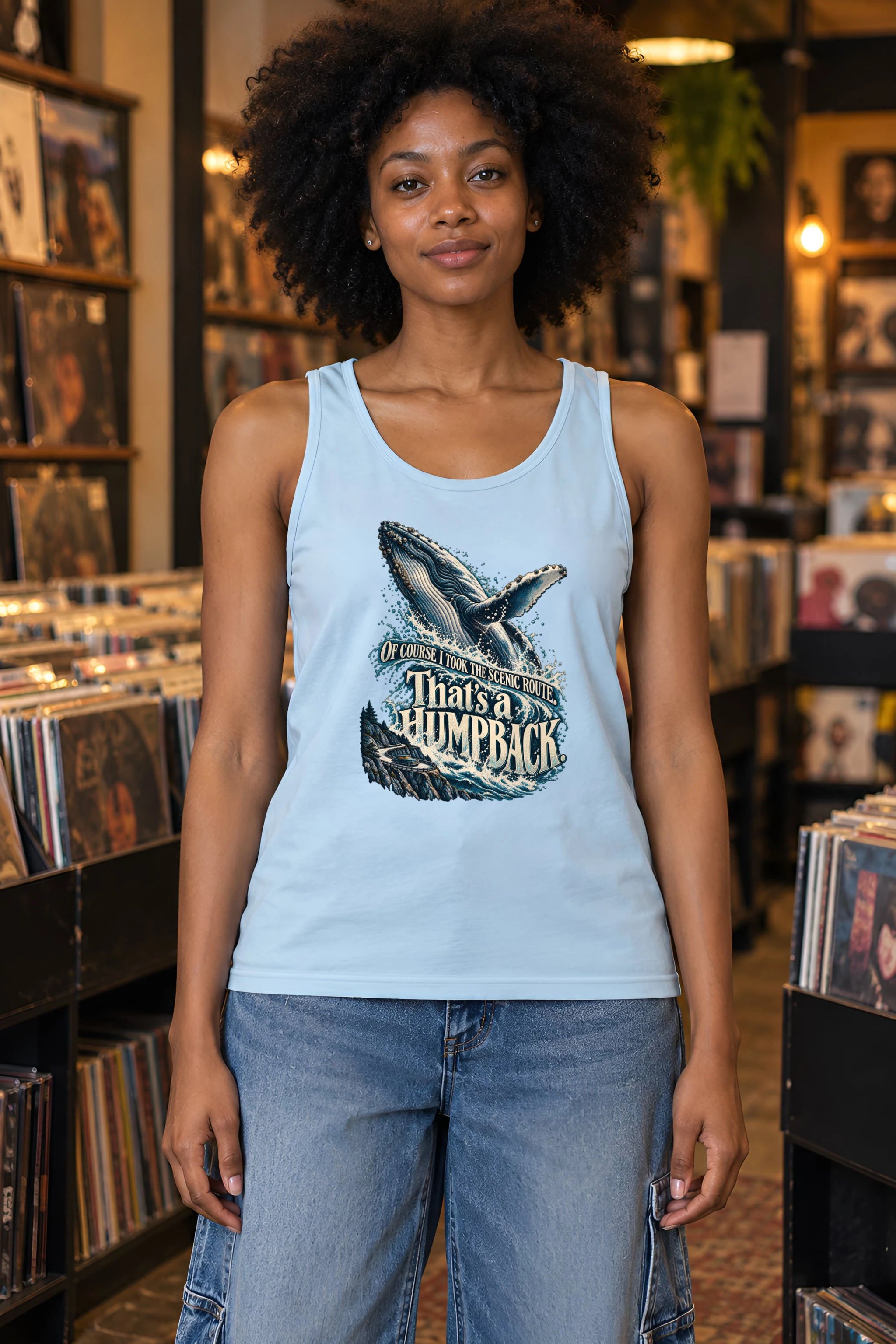 "That's a Humpback" Unisex Jersey Tank