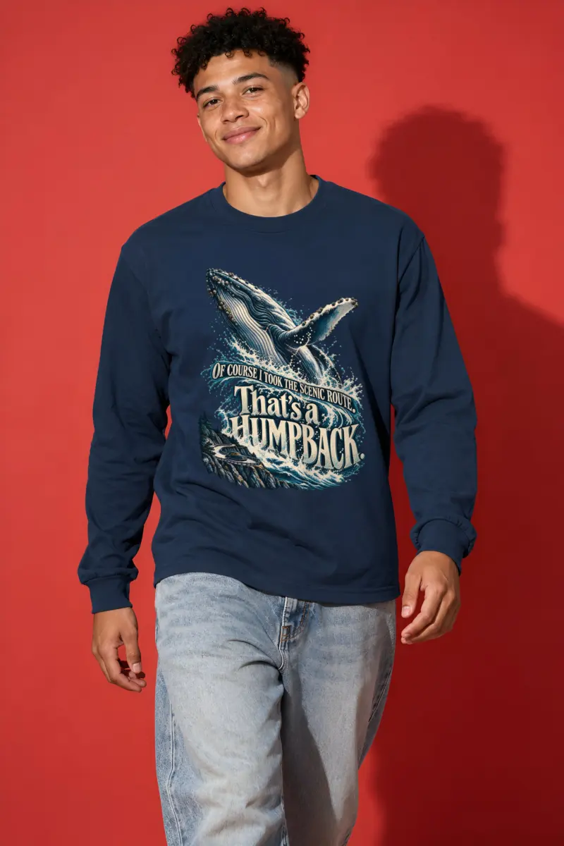 "That's a Humpback" Unisex Longsleeve T-shirt