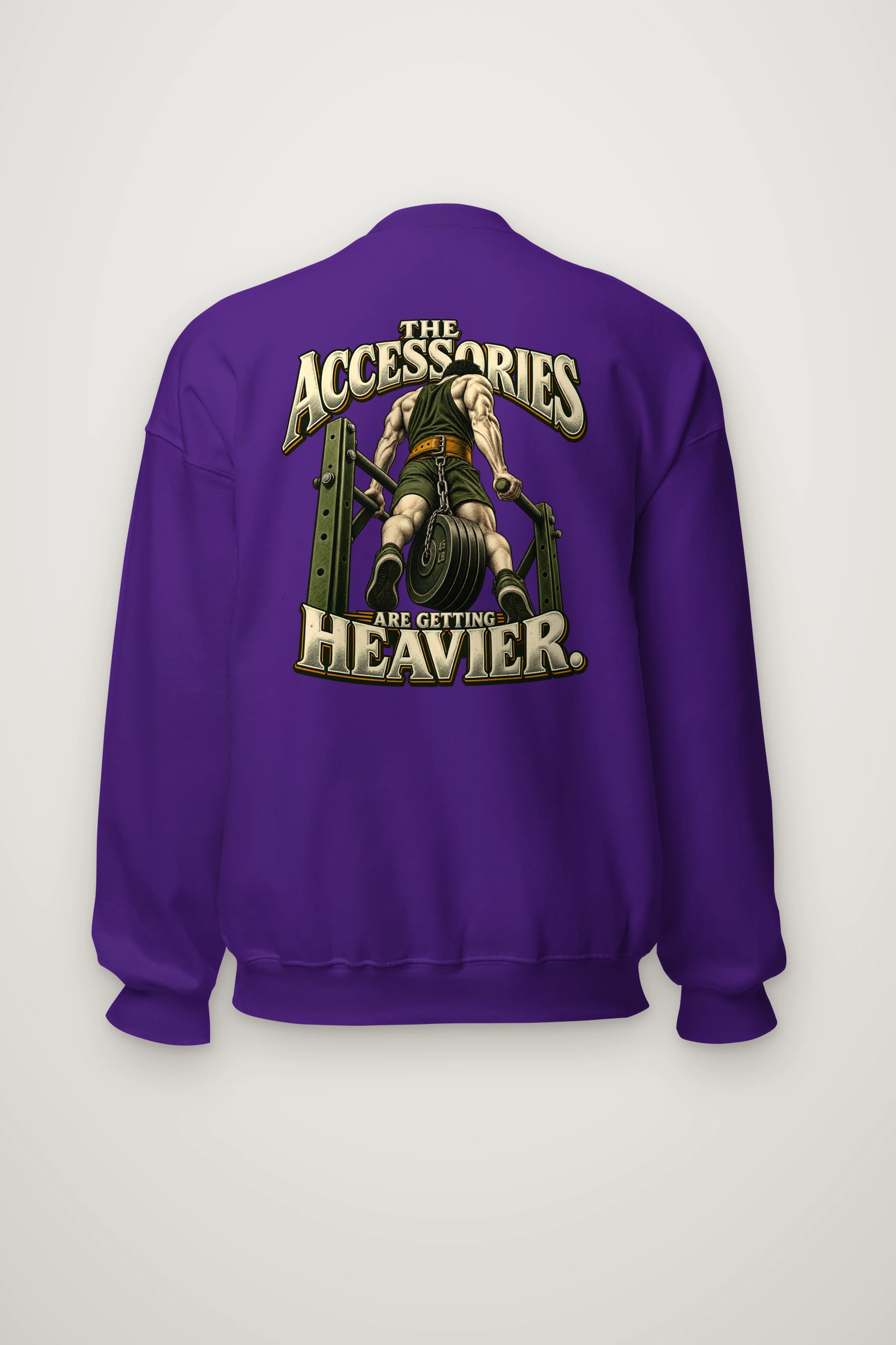 "The Accessories Are Getting Heavier" Heavy Blend Unisex Crewneck Sweatshirt
