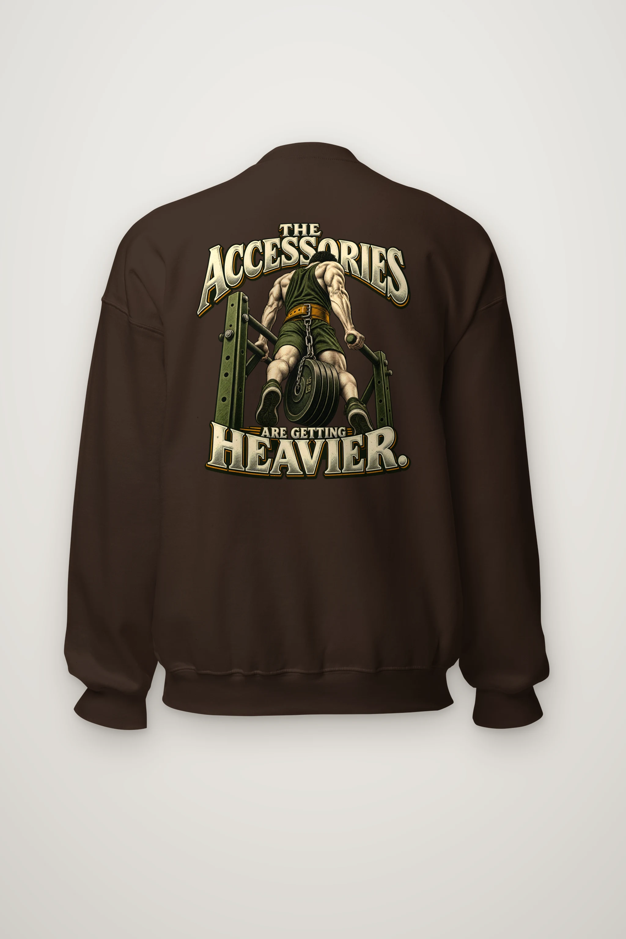 "The Accessories Are Getting Heavier" Heavy Blend Unisex Crewneck Sweatshirt