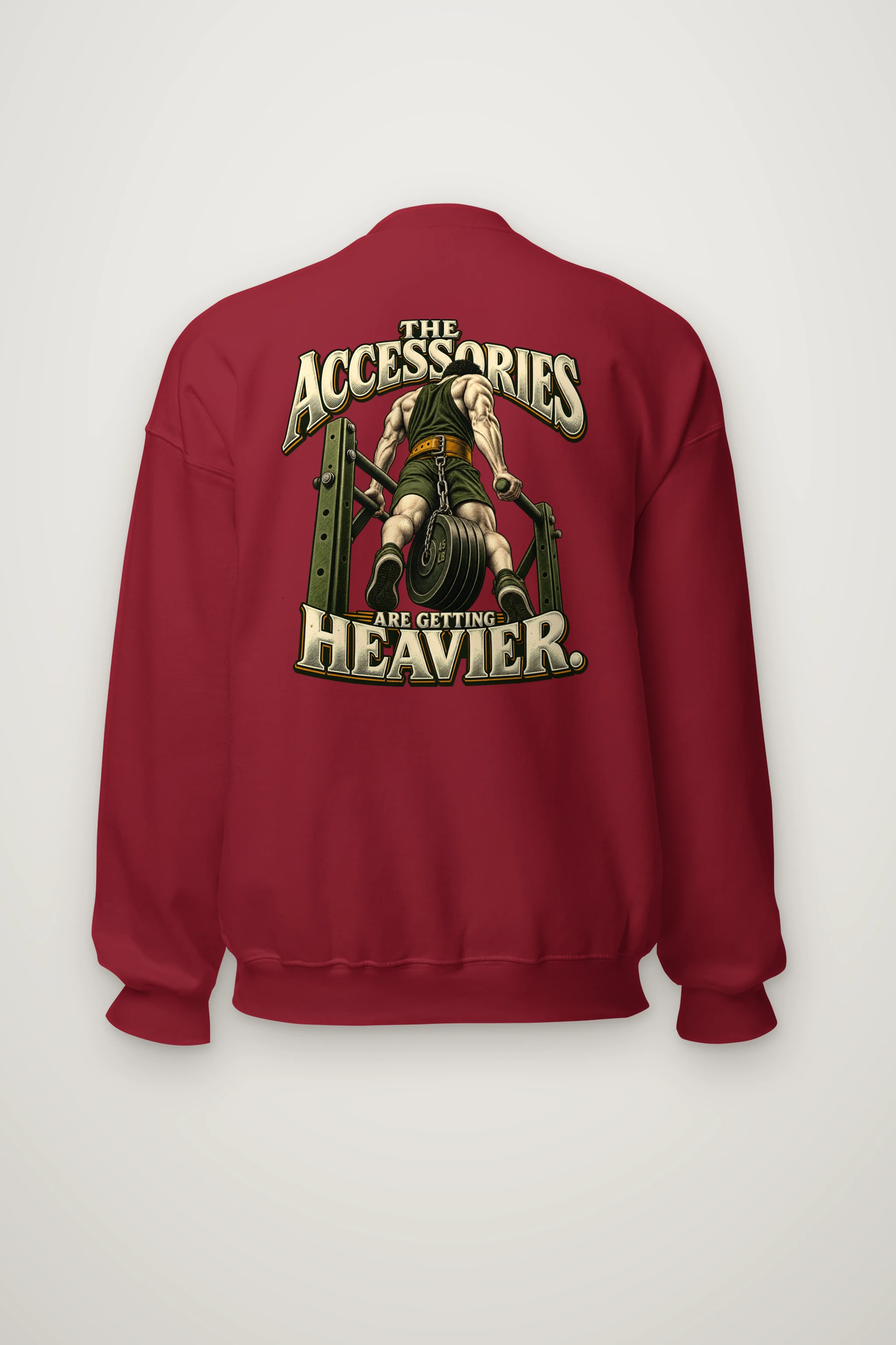 "The Accessories Are Getting Heavier" Heavy Blend Unisex Crewneck Sweatshirt