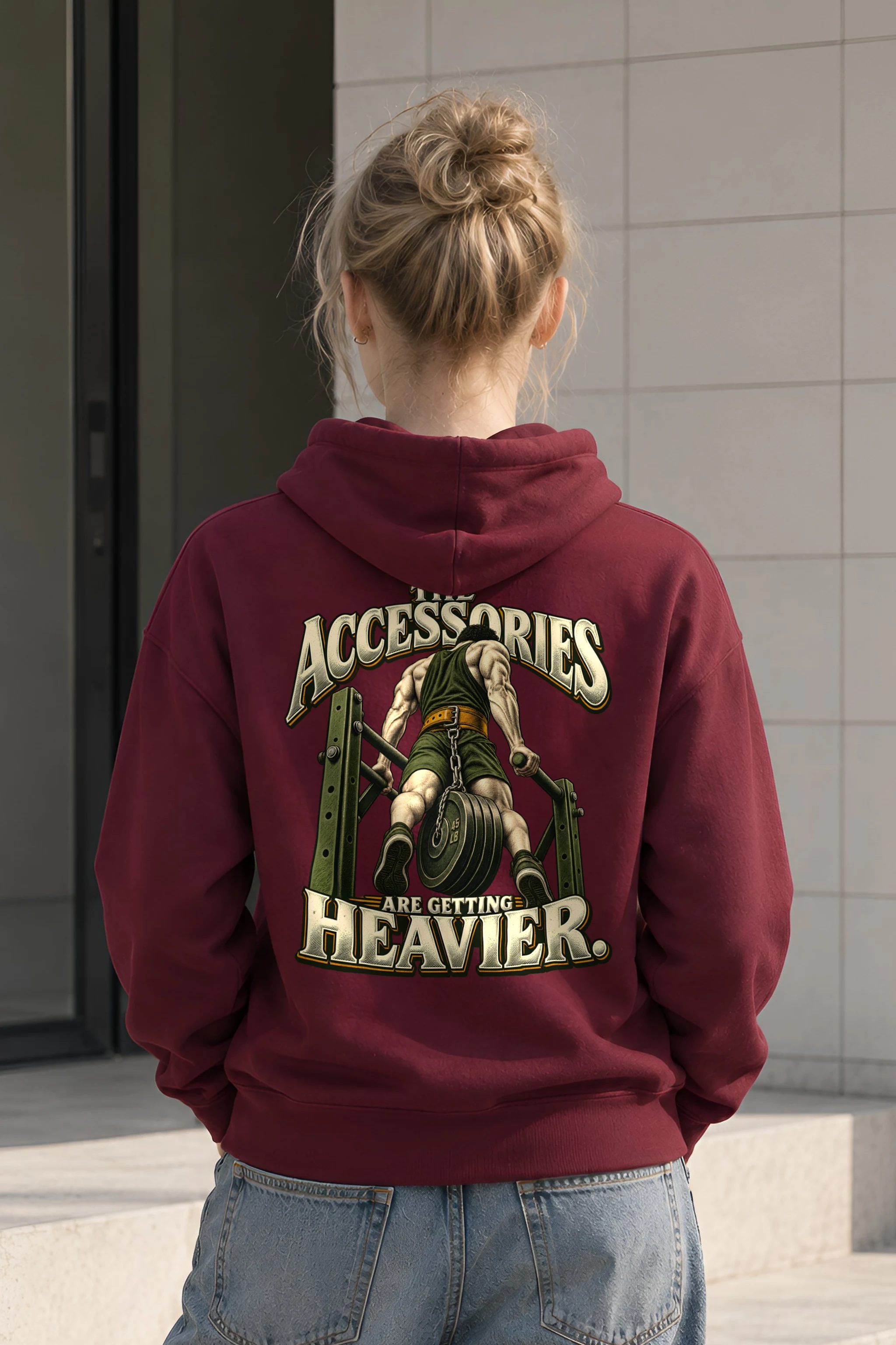 "The Accessories Are Getting Heavier" Heavy Blend Unisex Pullover Hoodie