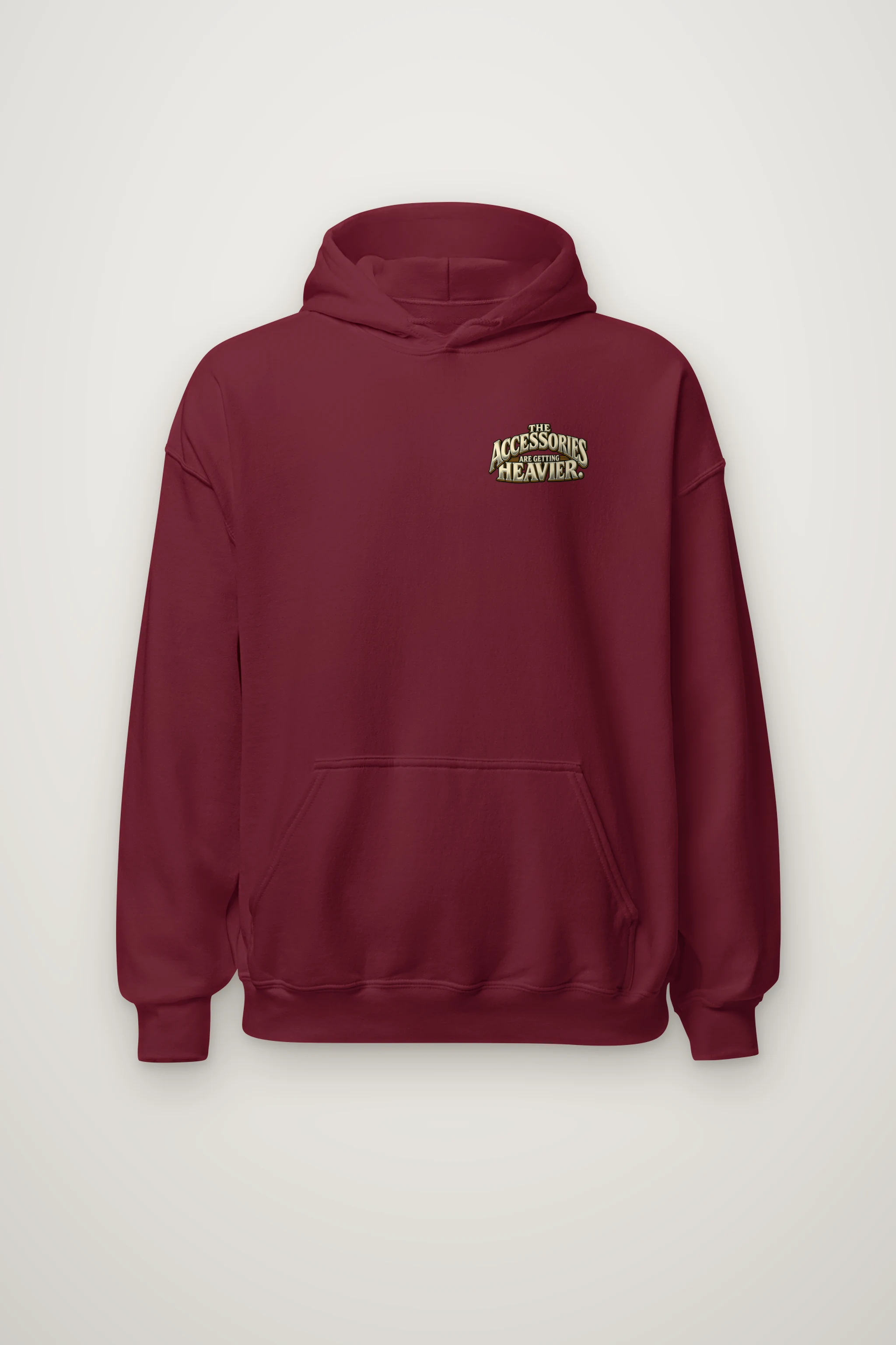 "The Accessories Are Getting Heavier" Heavy Blend Unisex Pullover Hoodie