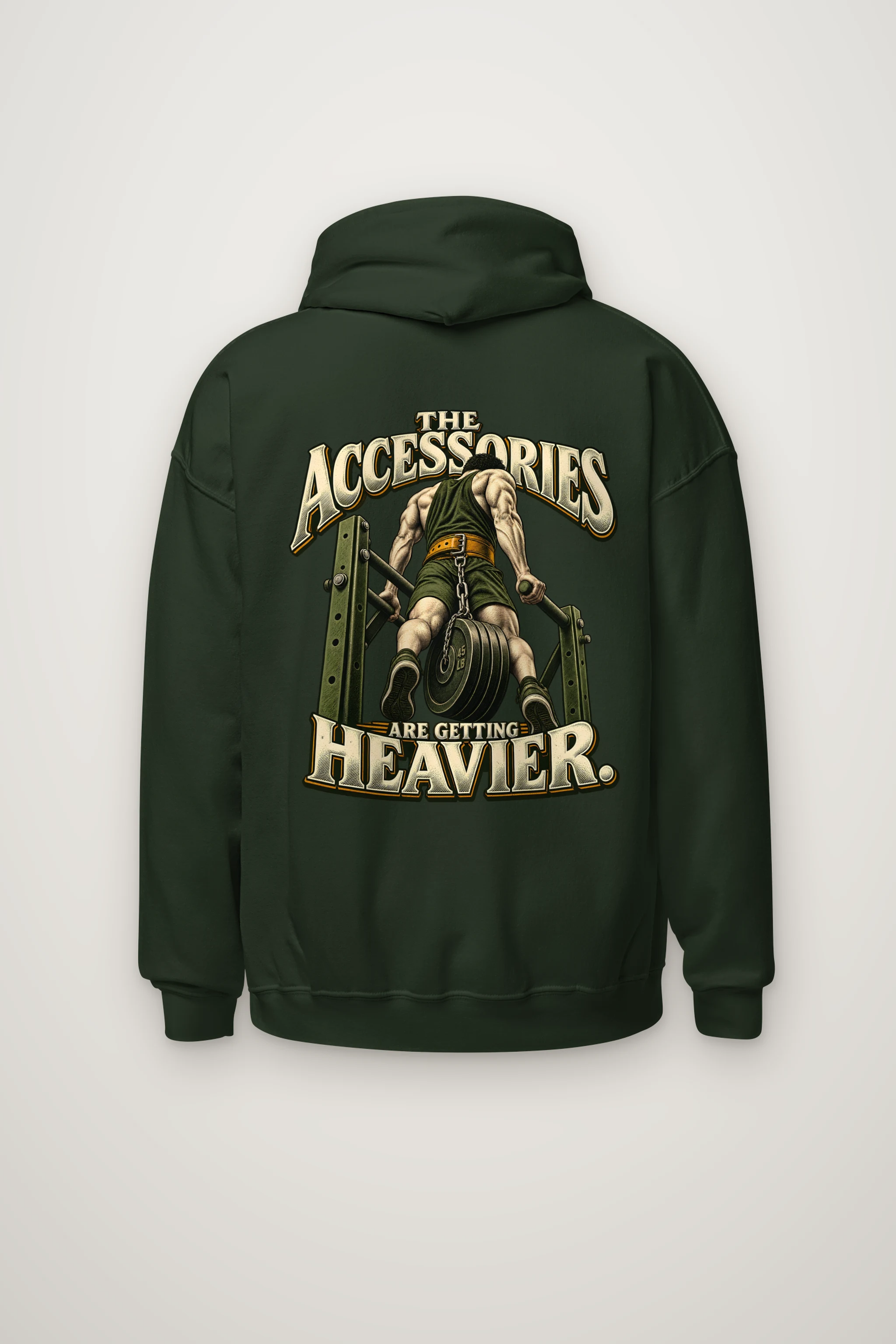 "The Accessories Are Getting Heavier" Heavy Blend Unisex Pullover Hoodie
