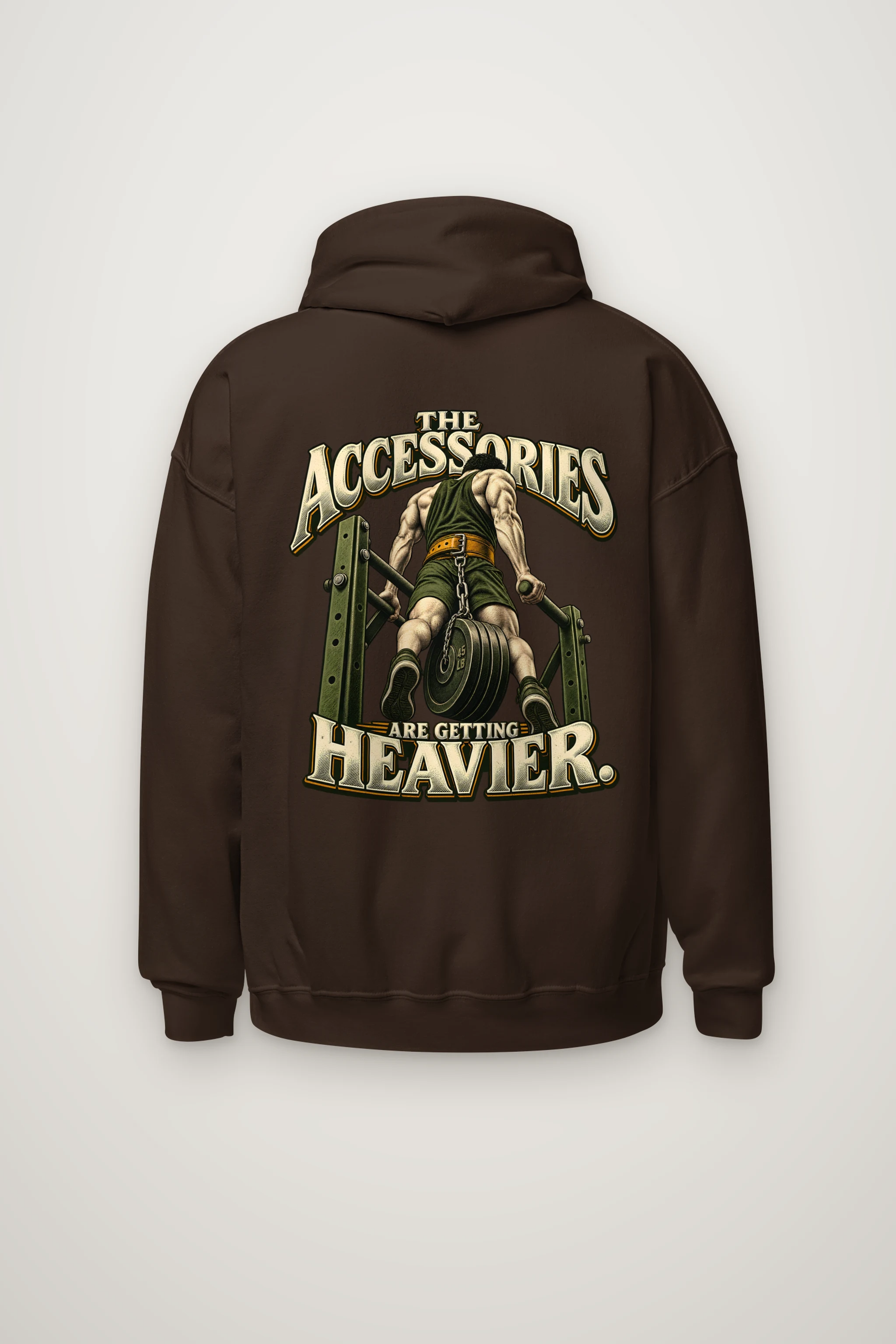 "The Accessories Are Getting Heavier" Heavy Blend Unisex Pullover Hoodie