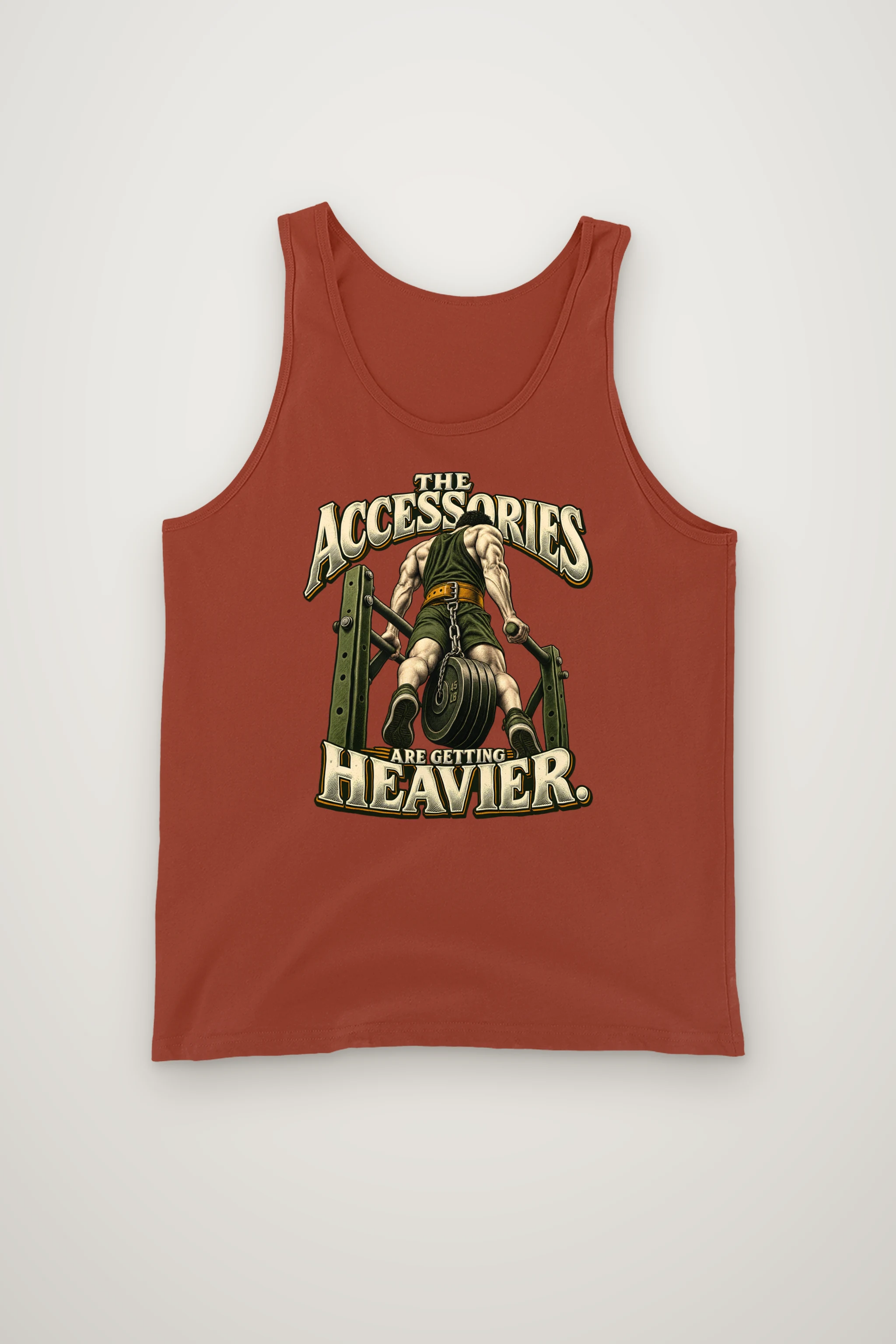 "The Accessories Are Getting Heavier" Unisex Jersey Tank