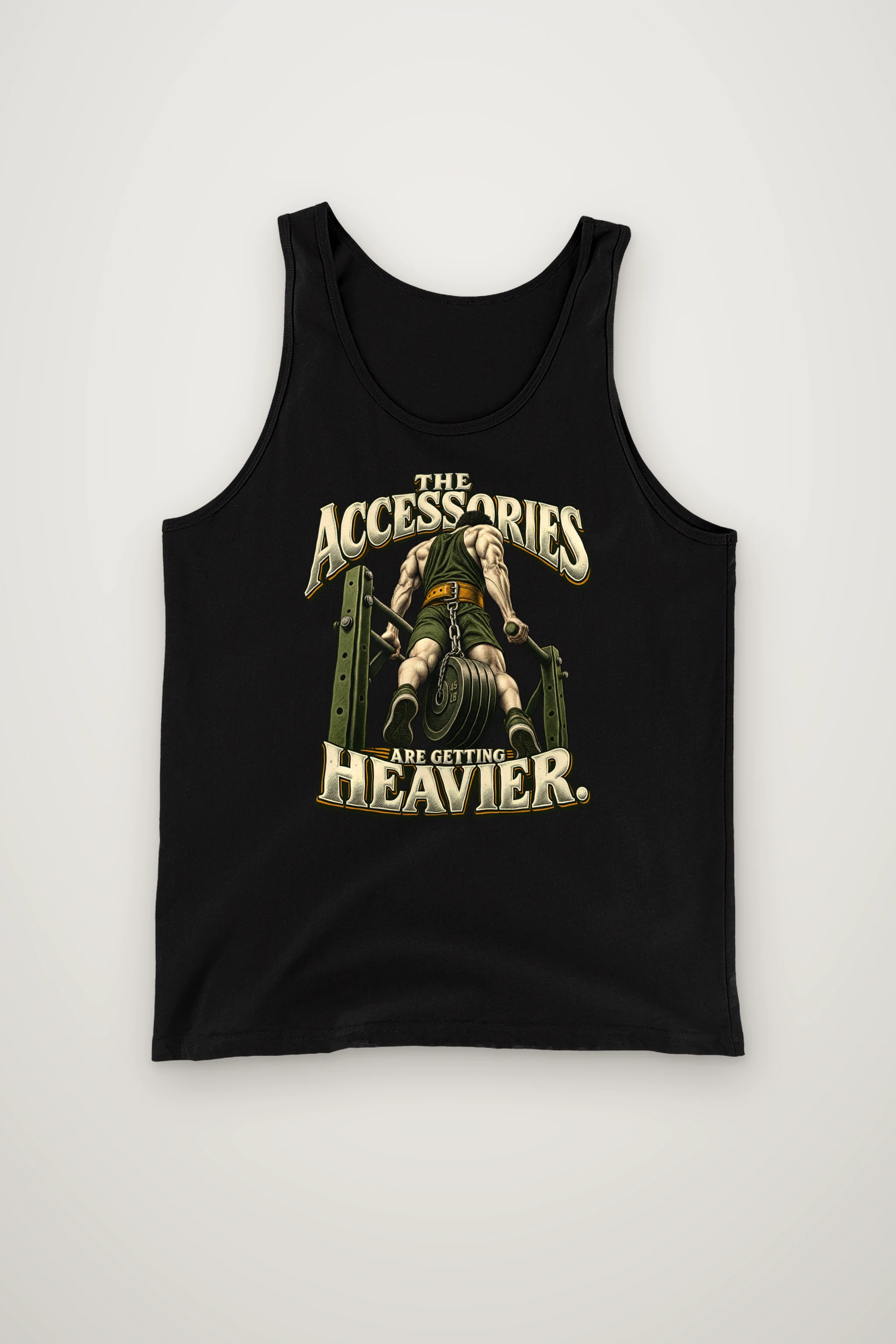 "The Accessories Are Getting Heavier" Unisex Jersey Tank