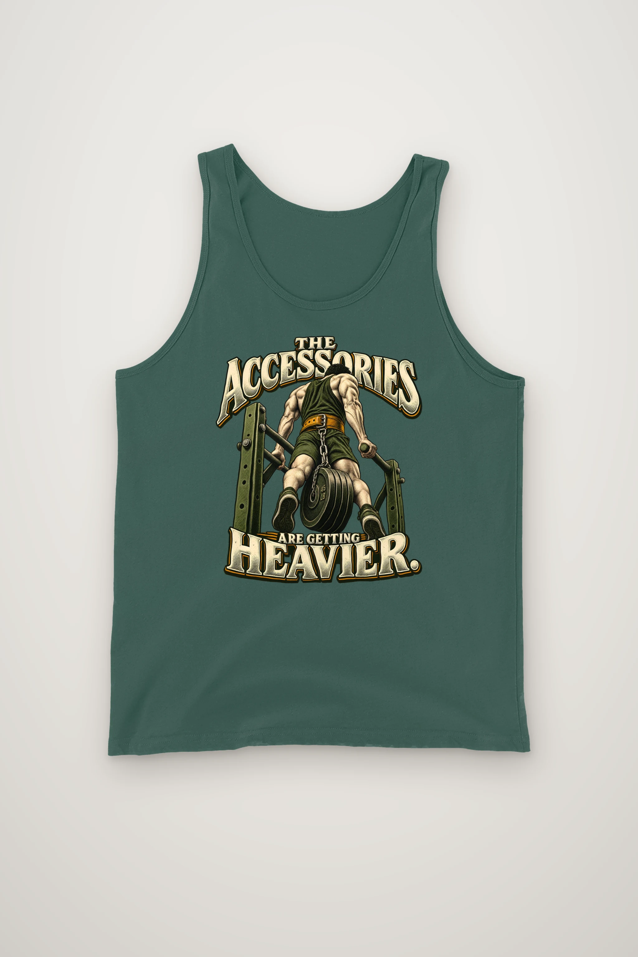 "The Accessories Are Getting Heavier" Unisex Jersey Tank