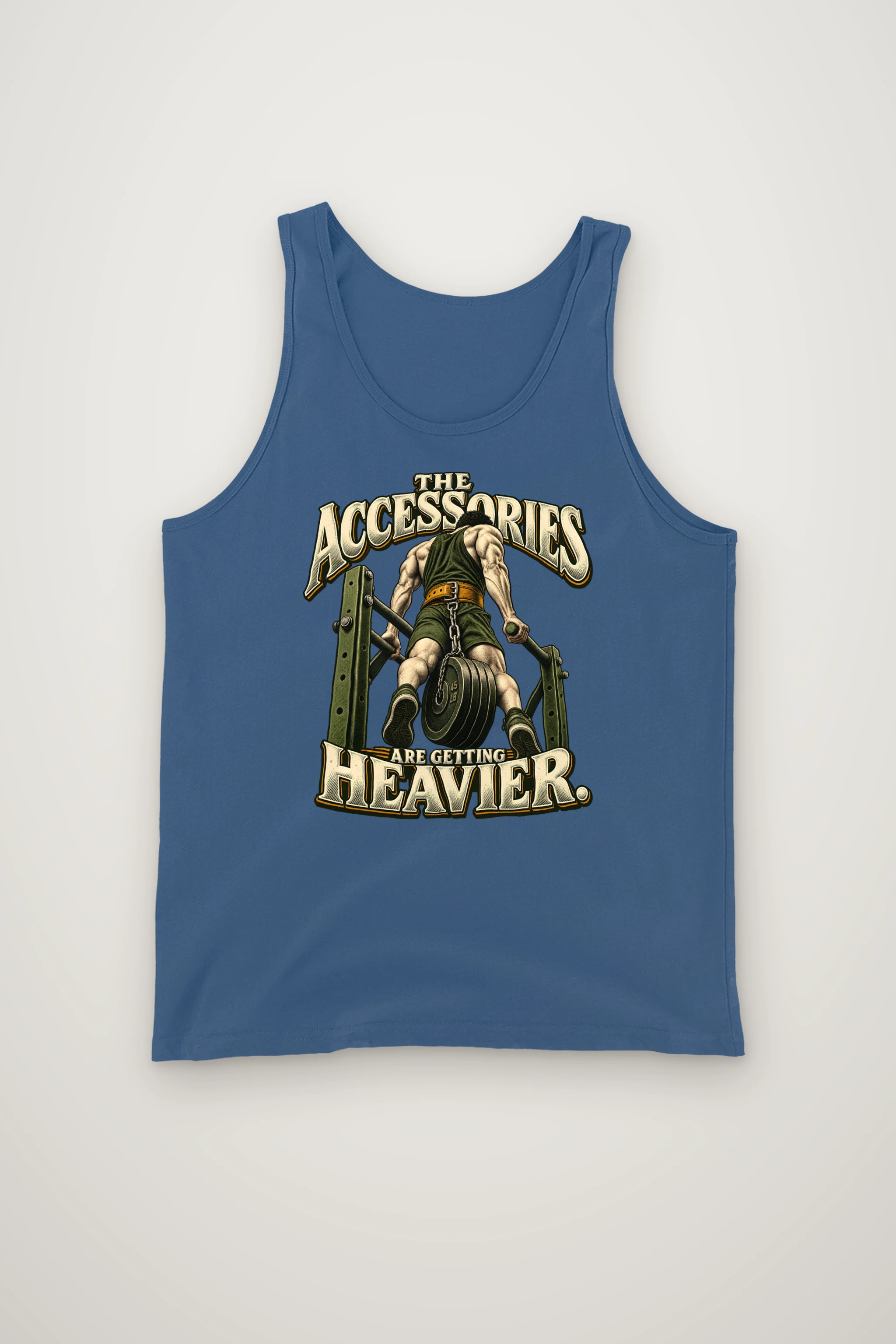"The Accessories Are Getting Heavier" Unisex Jersey Tank