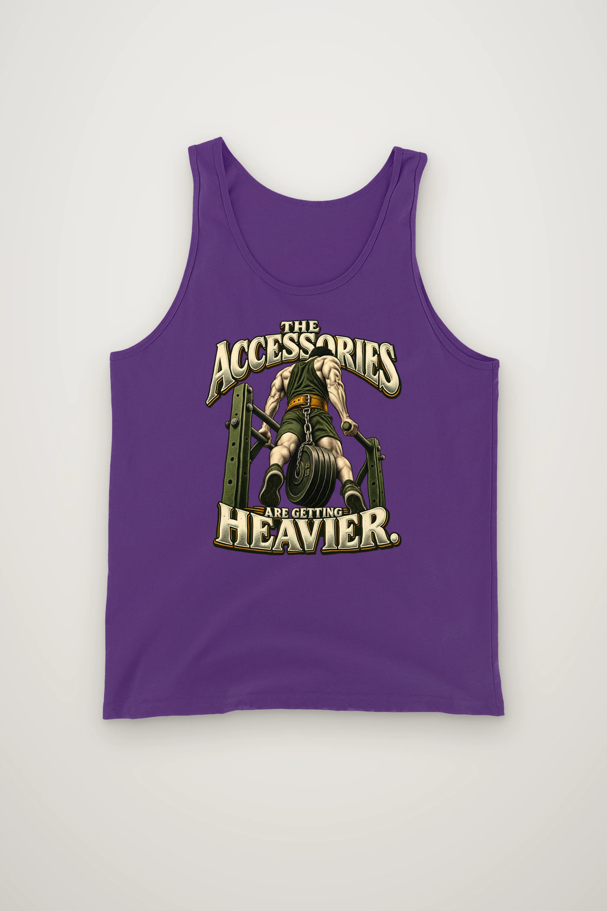 "The Accessories Are Getting Heavier" Unisex Jersey Tank