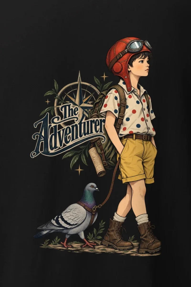 "The Adventurer" Heavyweight Unisex Crewneck T-shirt