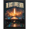 "The Bass Leaves Earth" Premium Wooden Framed Poster