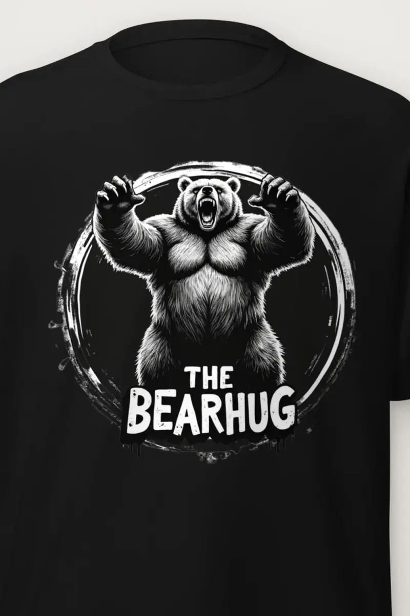 "The Bearhug" Heavyweight Unisex Crewneck T-shirt