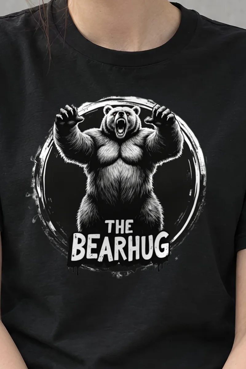 "The Bearhug" Heavyweight Unisex Crewneck T-shirt