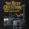 "The Best Question" Heavyweight Unisex Crewneck T-shirt