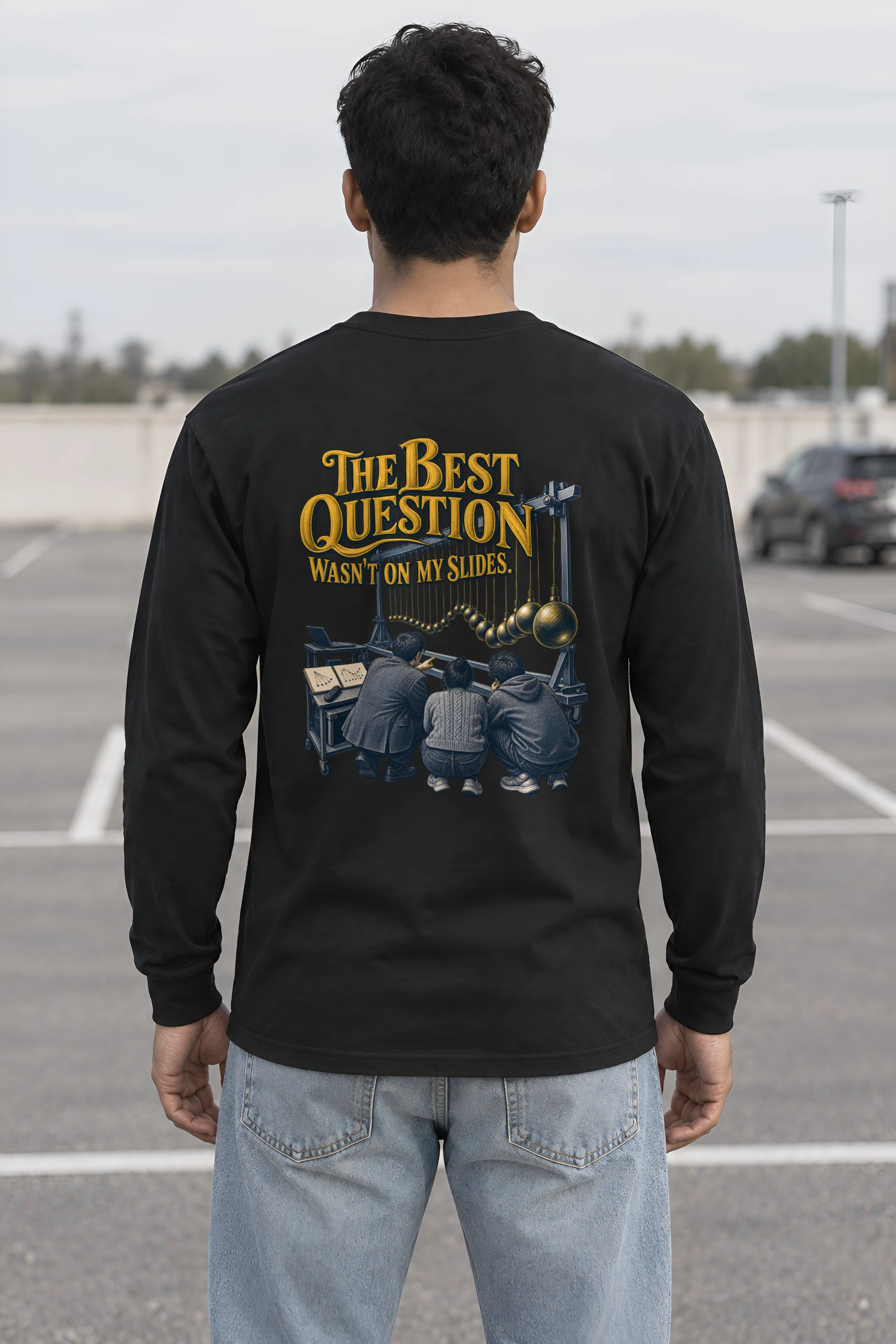"The Best Question Wasn't On My Slides" Unisex Longsleeve T-shirt