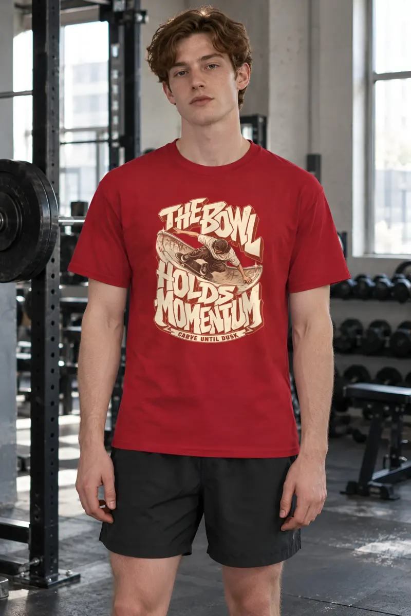 "The Bowl Holds Momentum" Heavyweight Unisex Crewneck T-shirt
