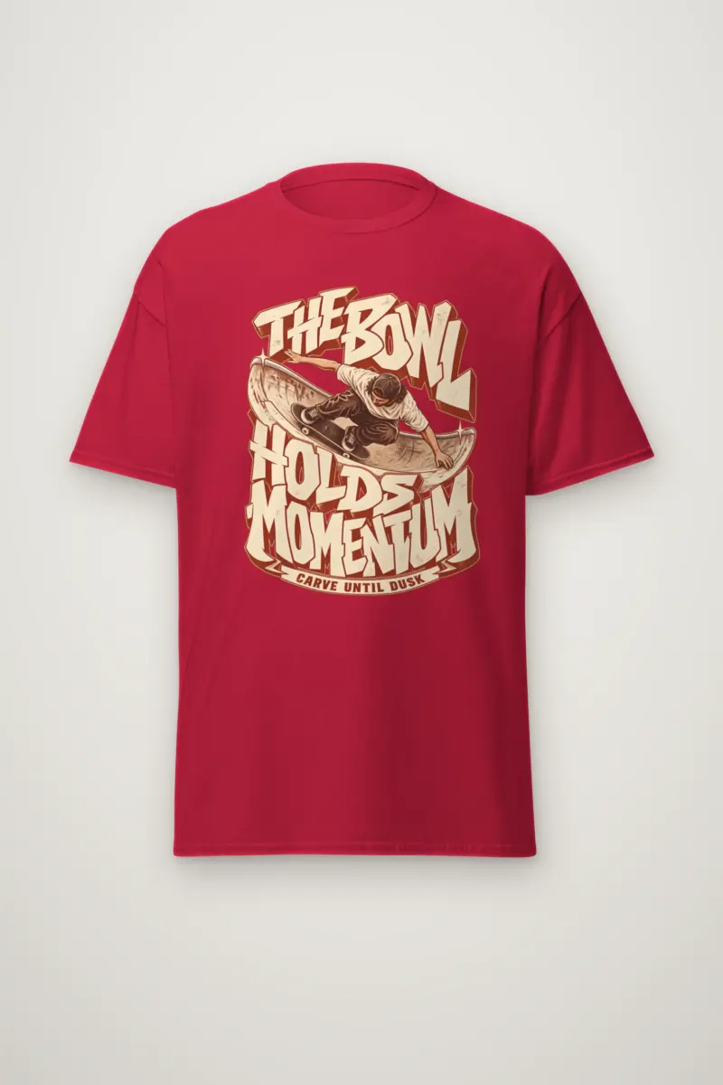 “The Bowl Holds Momentum” Heavyweight Unisex Crewneck T-shirt