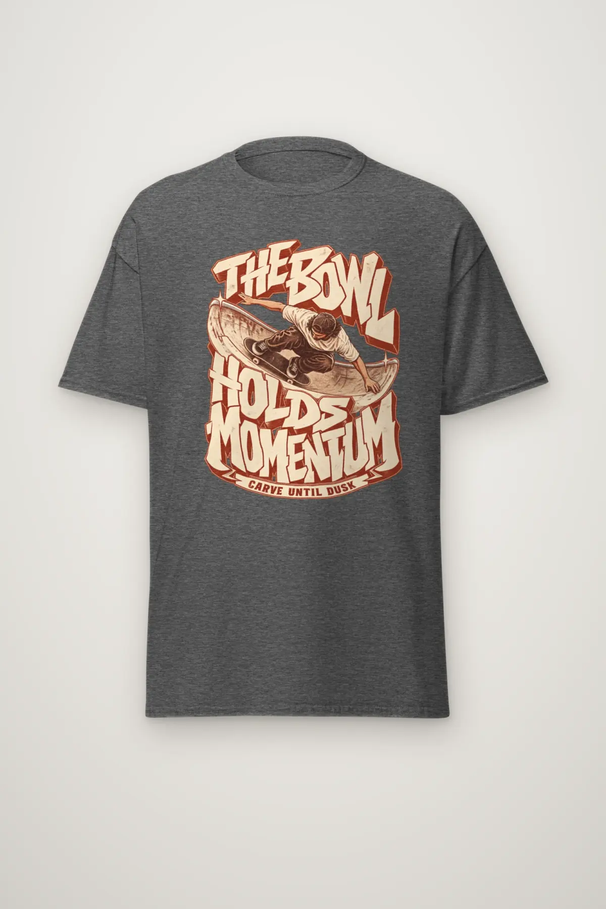 "The Bowl Holds Momentum" Heavyweight Unisex Crewneck T-shirt